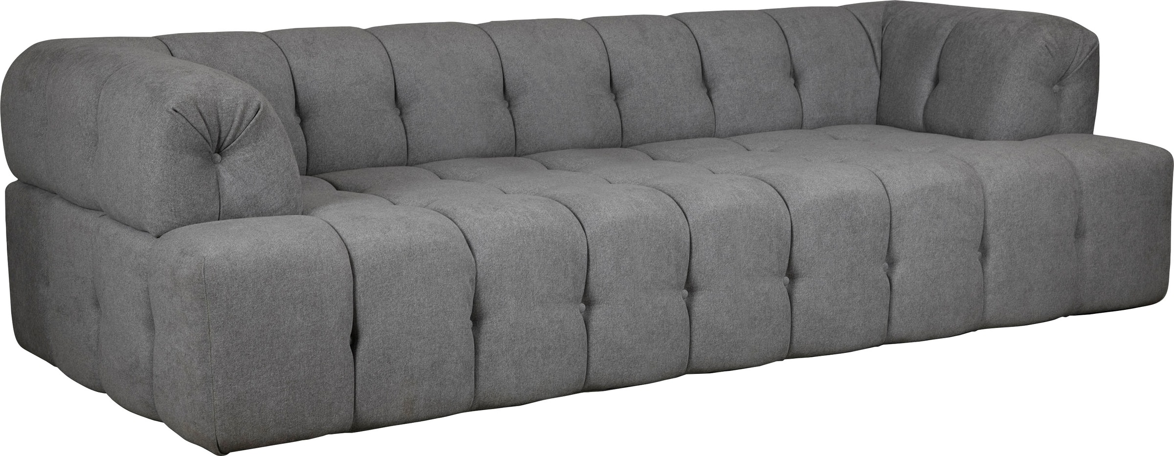 Home affaire 3-Sitzer »APERIRE Design-Sofa, moderne Steppung, Breite 225 cm« mit Wellenunterfederung, gemütlich und modern, komfortables Sitzgefühl