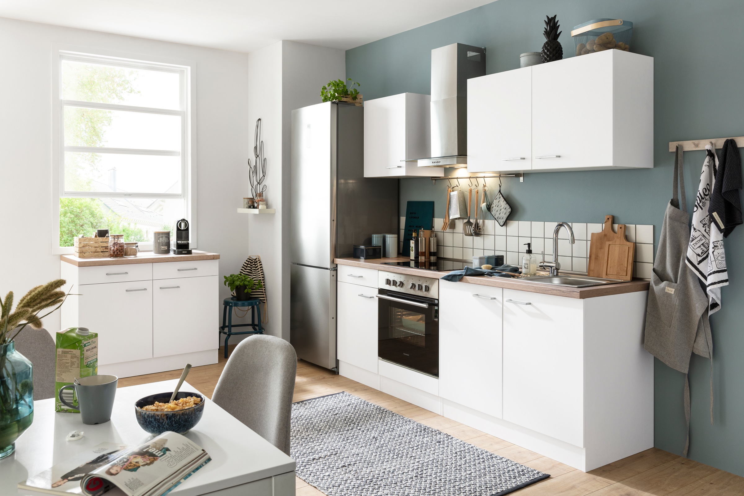 OPTIFIT Unterschrank »Iver«, Breite 100 cm, 2 Türen und 2 Schubkästen, mit 38 mm Arbeitsplatte