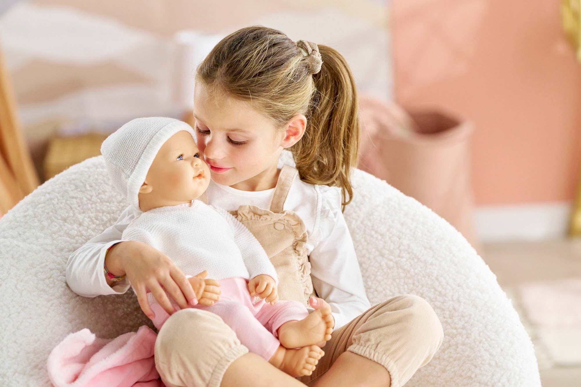 Corolle® Babypuppe »Mon Grand Poupon Rose Newborn«, mit Vanilleduft