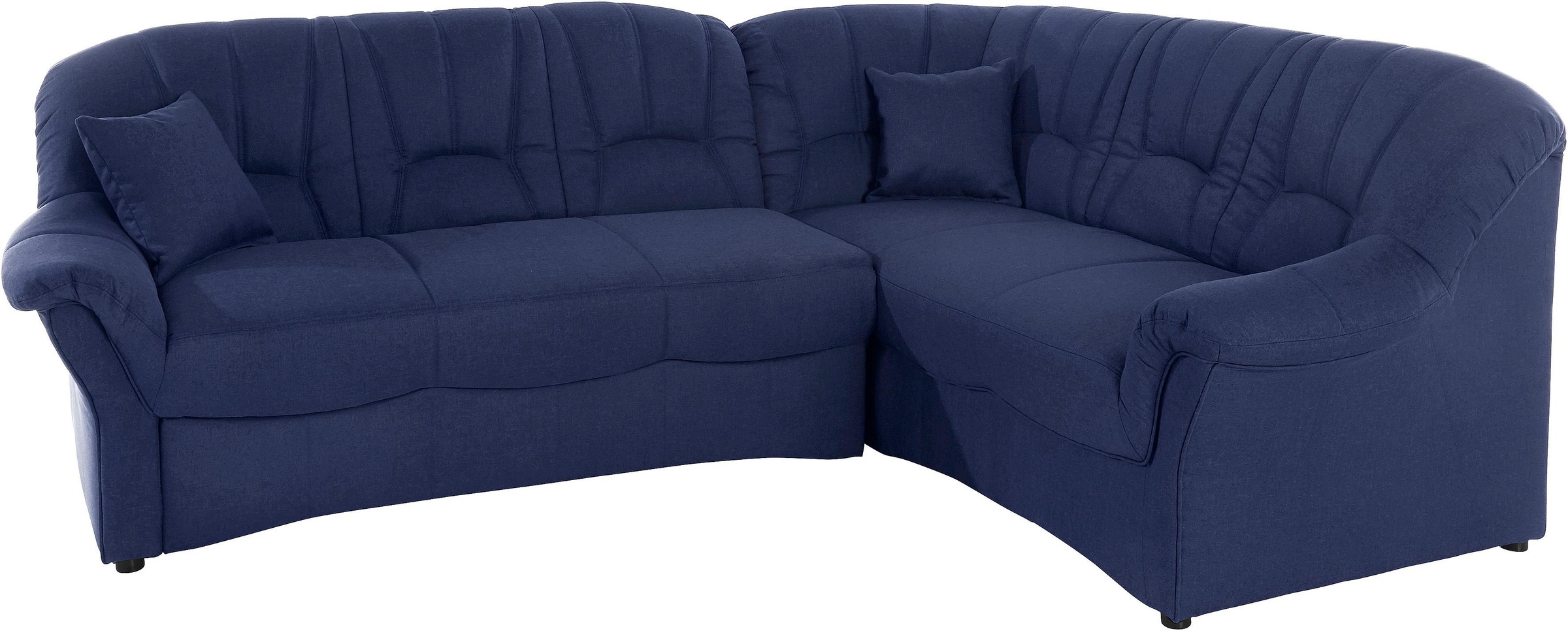 DOMO collection Ecksofa "Bahia, zeitlos und elegant, bequeme Armlehnen, L-F günstig online kaufen