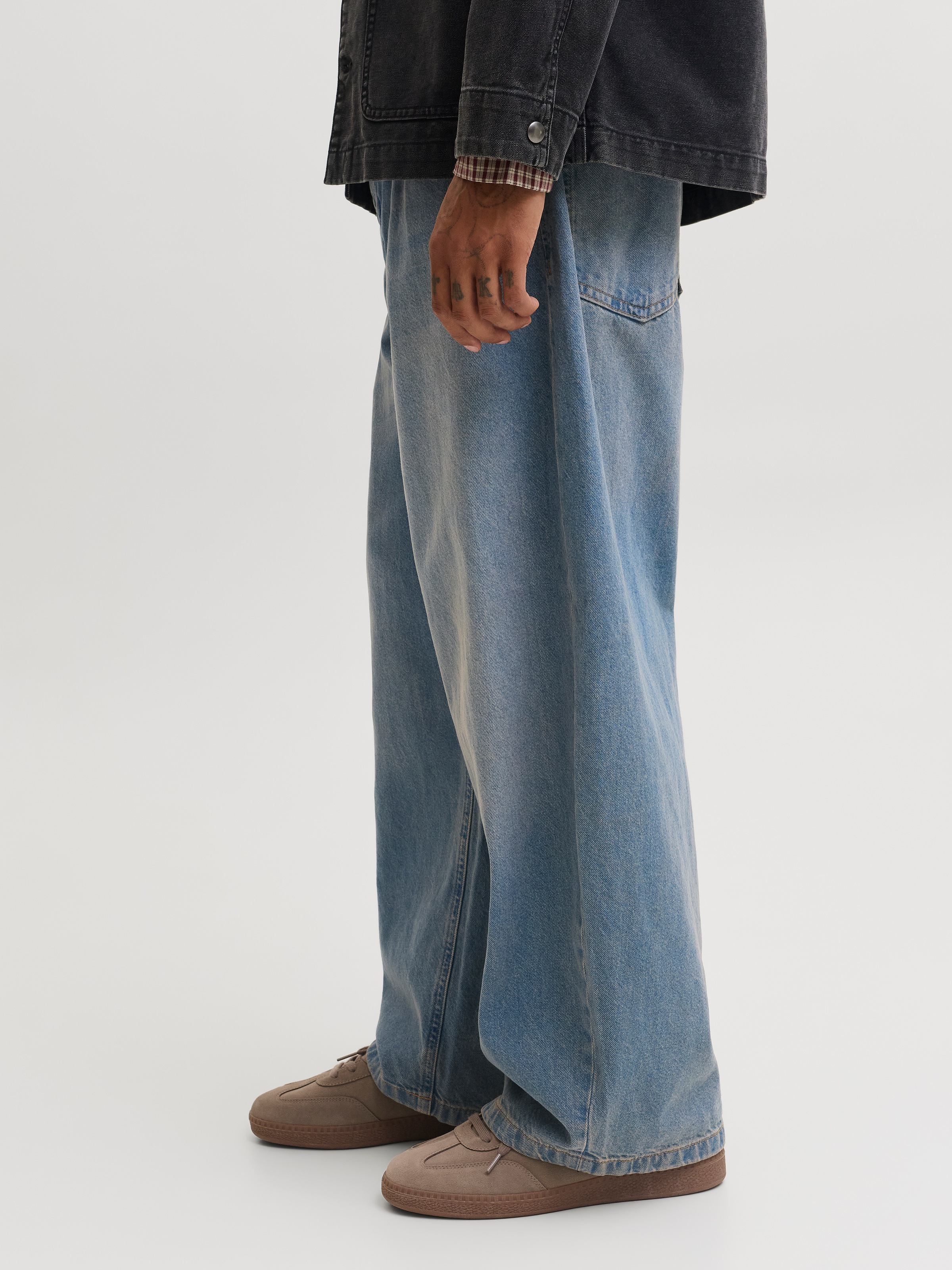 Jack & Jones Relax-fit-Jeans »JJIJOEY JJCREW SQ 071 SN« Baumwolle, relaxed fit