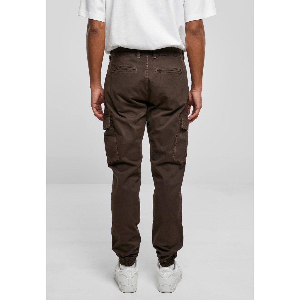 URBAN CLASSICS Cargohose »Urban Classics Herren Washed Cargo Twill Jogging Pants«, (1 tlg.)