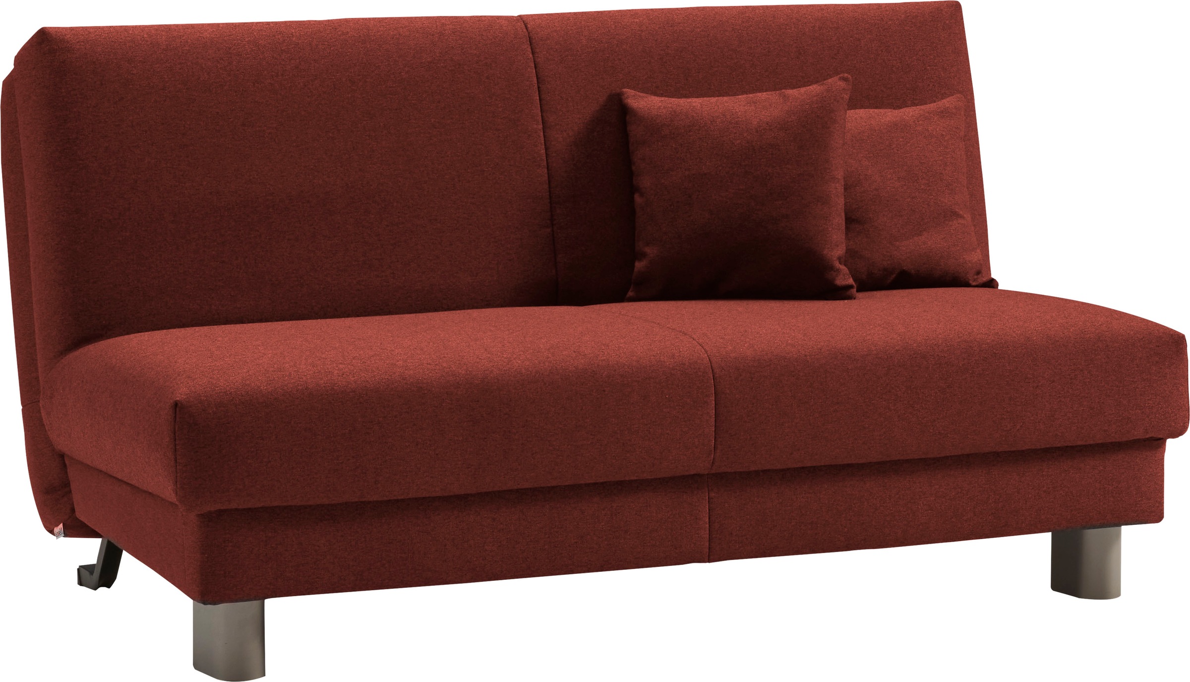 ell + ell Schlafsofa »Enny«, Breite 180 cm, Liegehöhe 45 cm, Füße alufarben