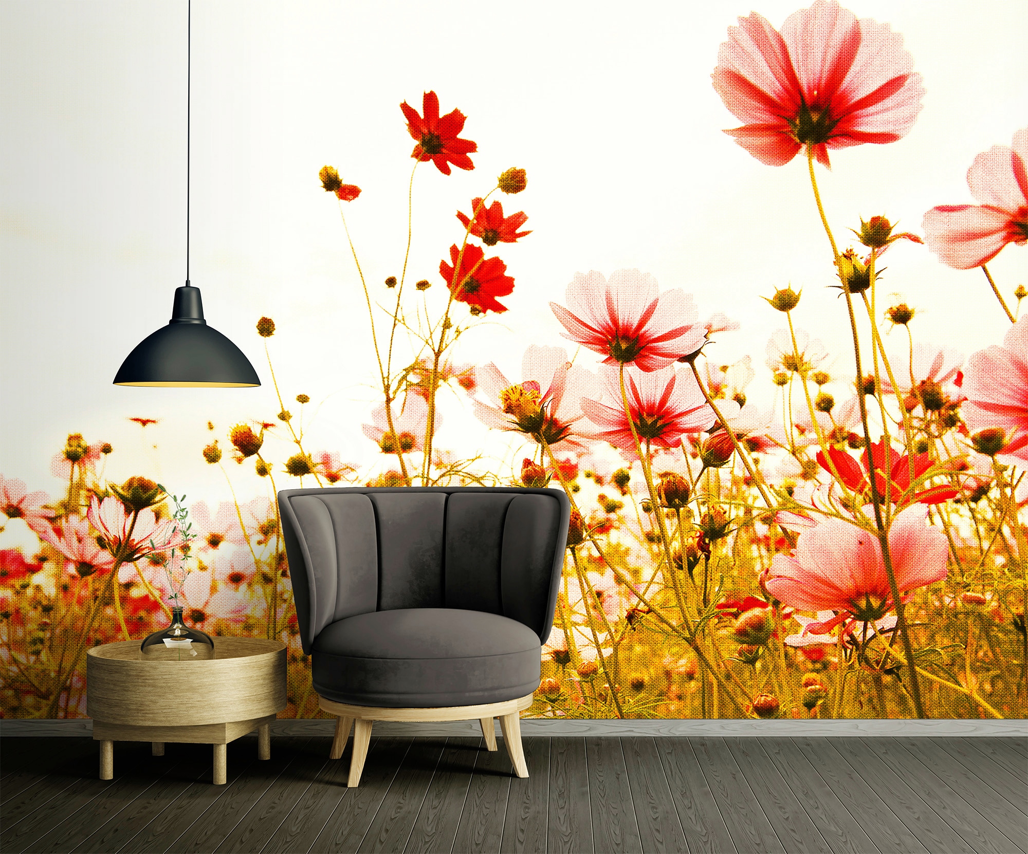 living walls Fototapete »Designwalls Flower Meadow 2« glatt Vlies, Wand, Schräge, Decke