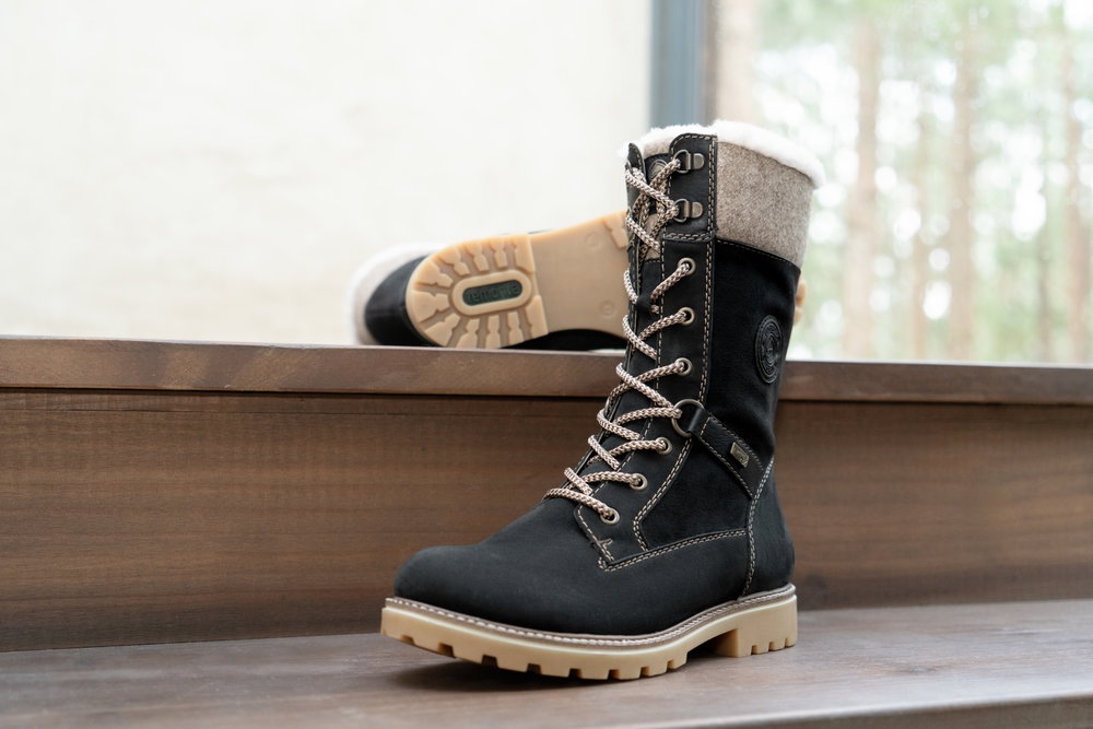 Remonte Winterstiefel, Schnürboots, Stiefelette mit wasserabweisender Tex-Ausstattung