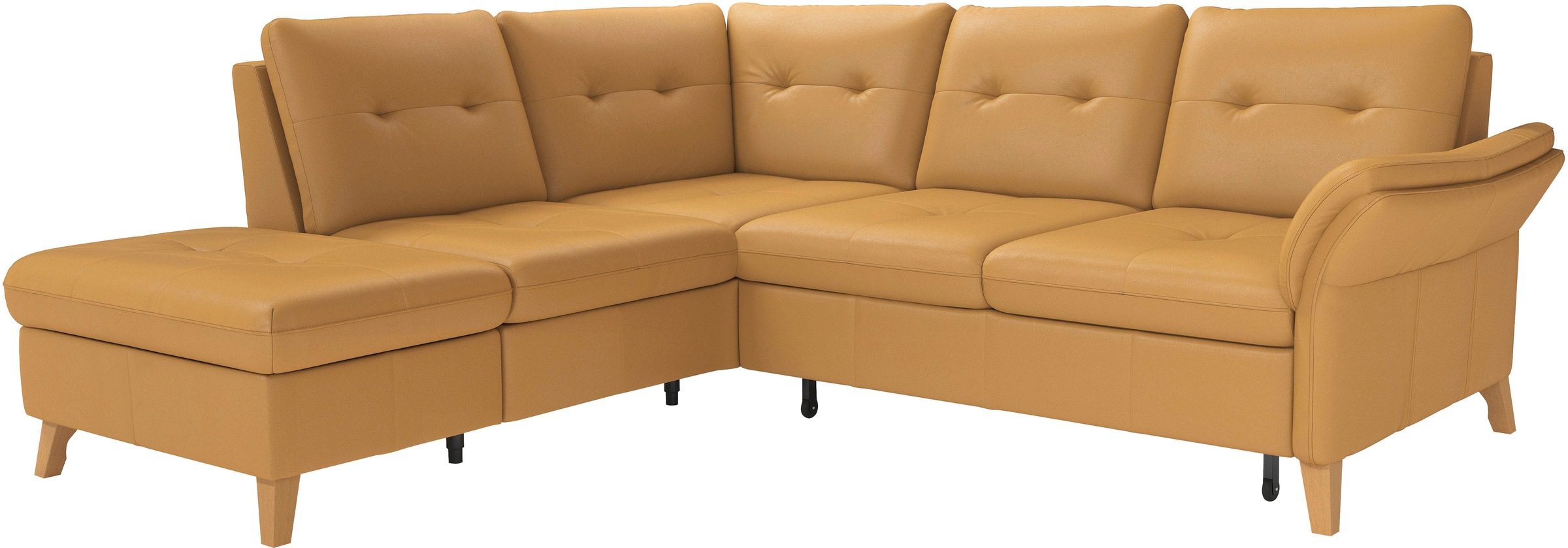 sit&more Ecksofa »Göteborg«, inkl. Sitztiefenverstellung, wahlweise mit Bettfunktion & Bettkasten