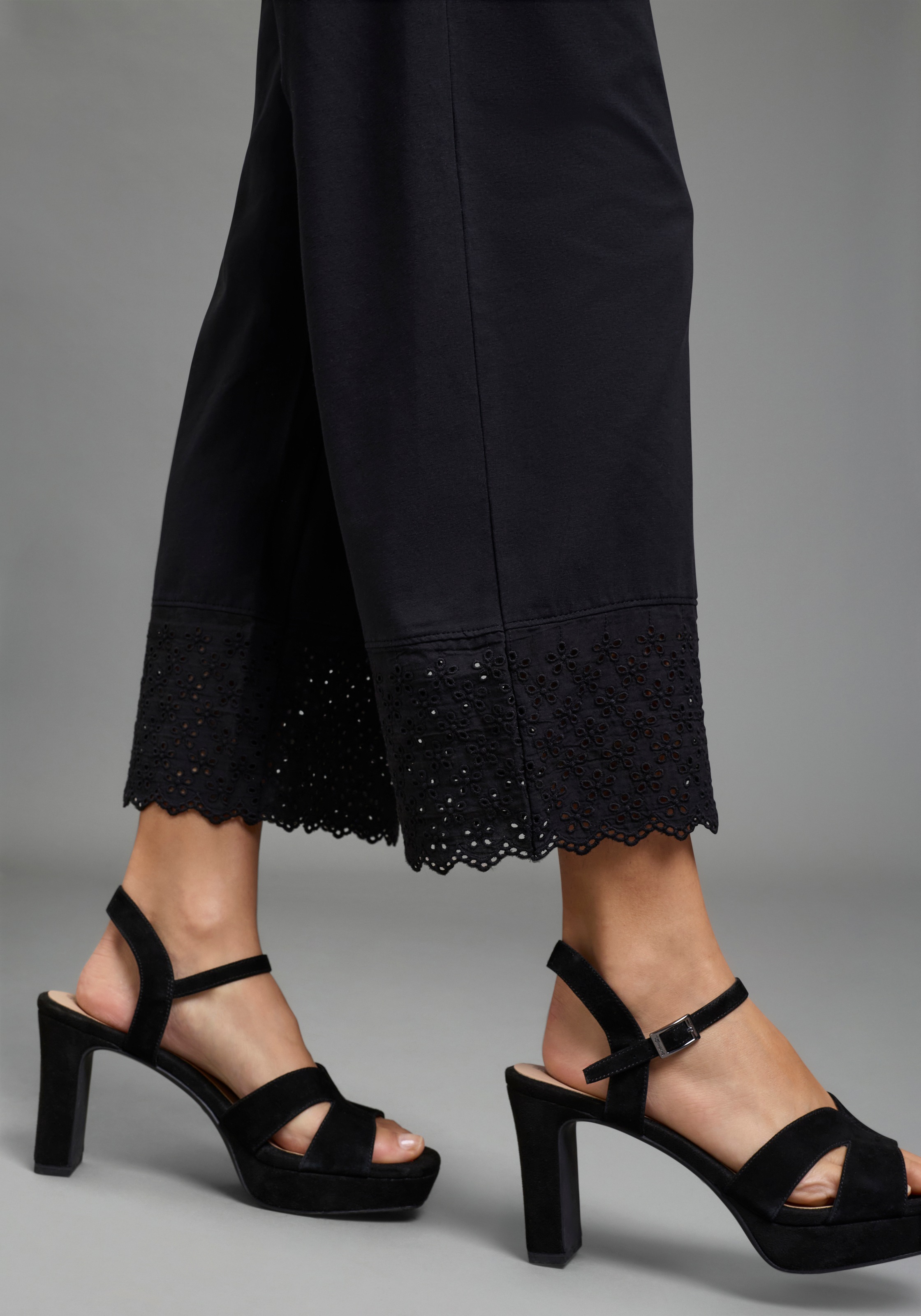 Laura Scott Women Culotte Black 38 2