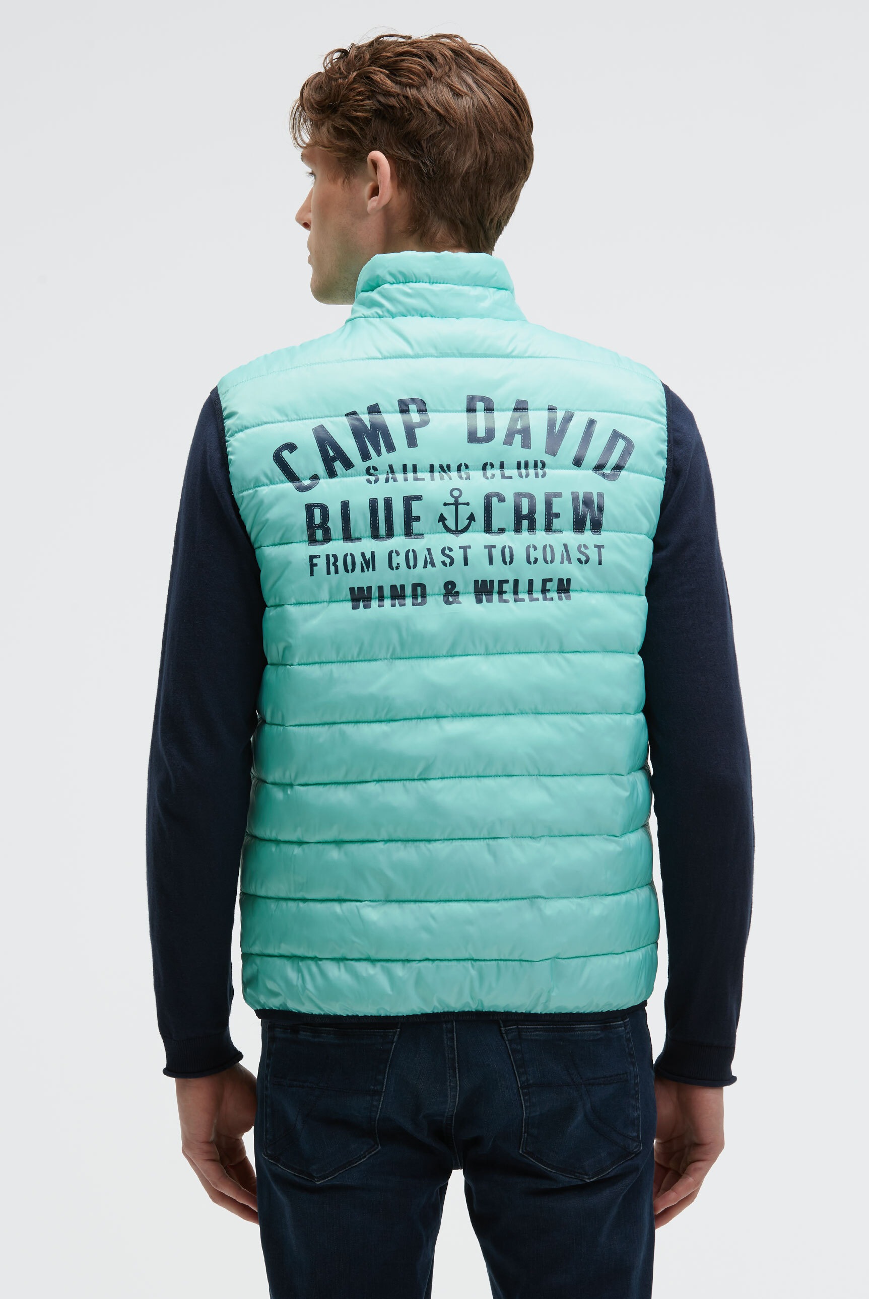 CAMP DAVID Steppweste mit elastischem Saumabschluss günstig online kaufen