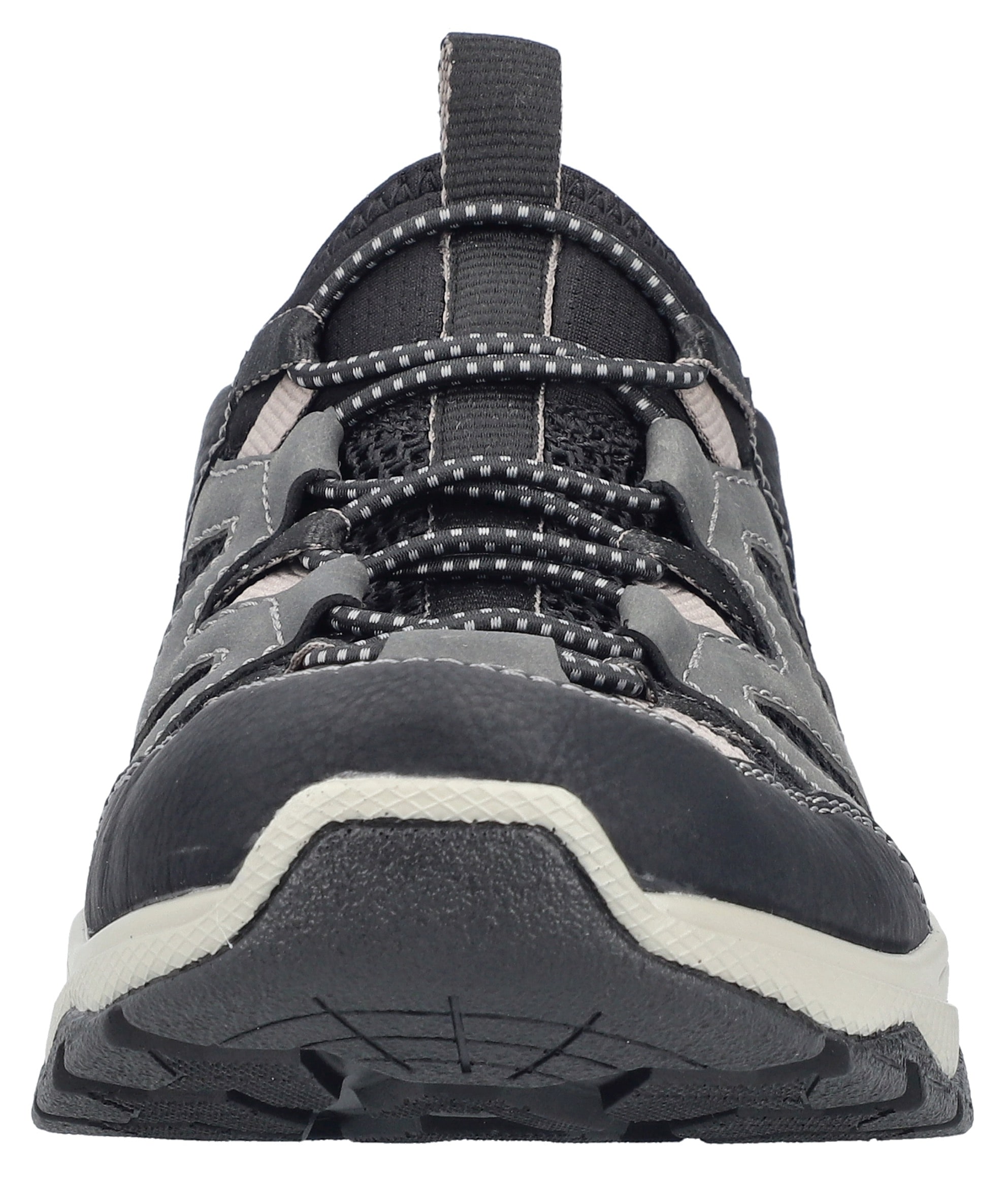 Rieker Slip-On Sneaker, Trekkingschuh, Outdoorschuh, Schlupfschuh mit Gummizug