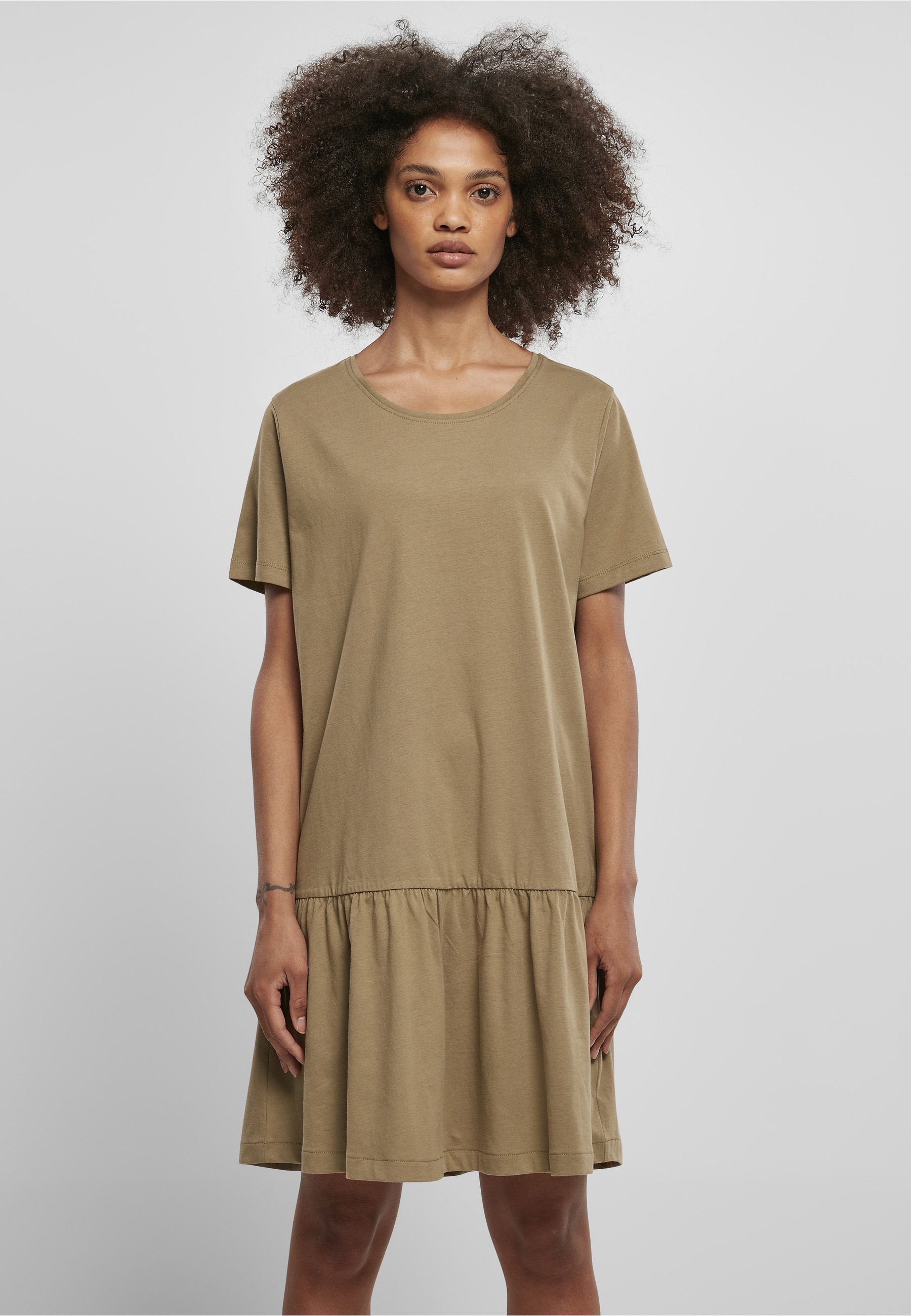 Urban Classics Valance Tee Dress Khaki 4XL 9
