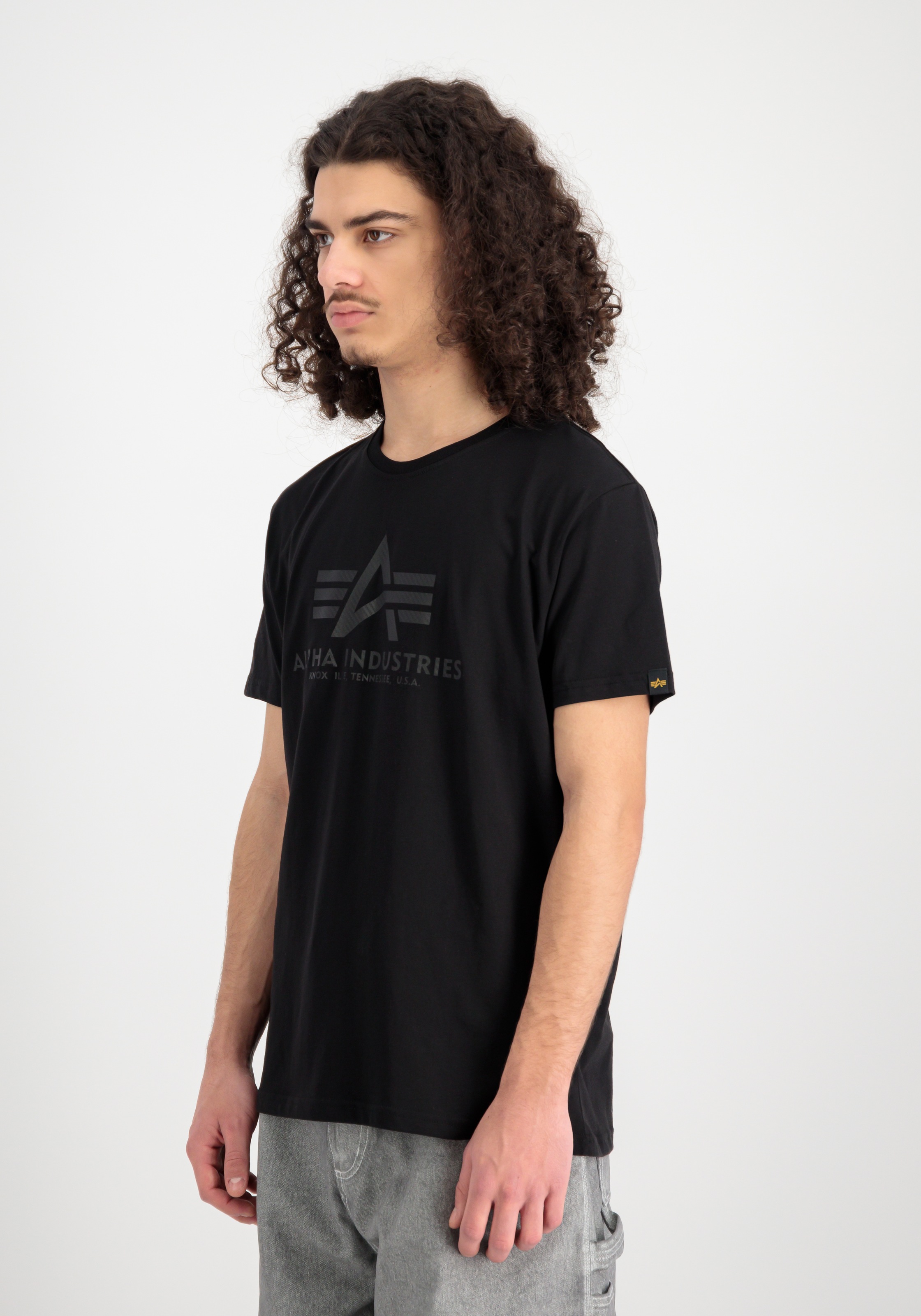 Alpha Industries Rundhalsshirt "Basic T Carbon" günstig online kaufen