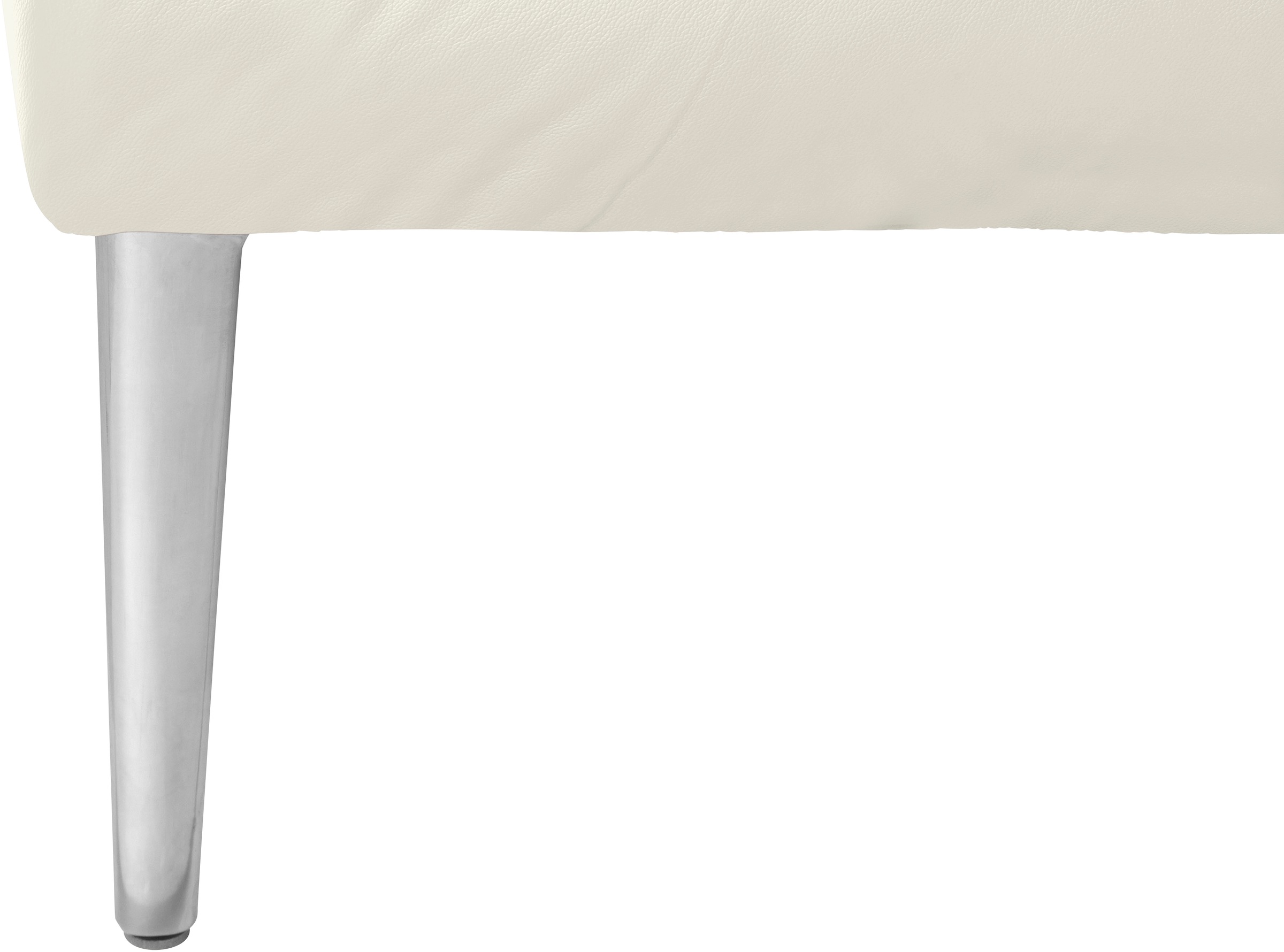 W.SCHILLIG Ecksofa »enjoy&MORE, Designsofa, bequem, zeitlos und elegant, L-Form«, mit Sitztiefenverstellung, Füße Chrom glänzend, Breite 340 cm