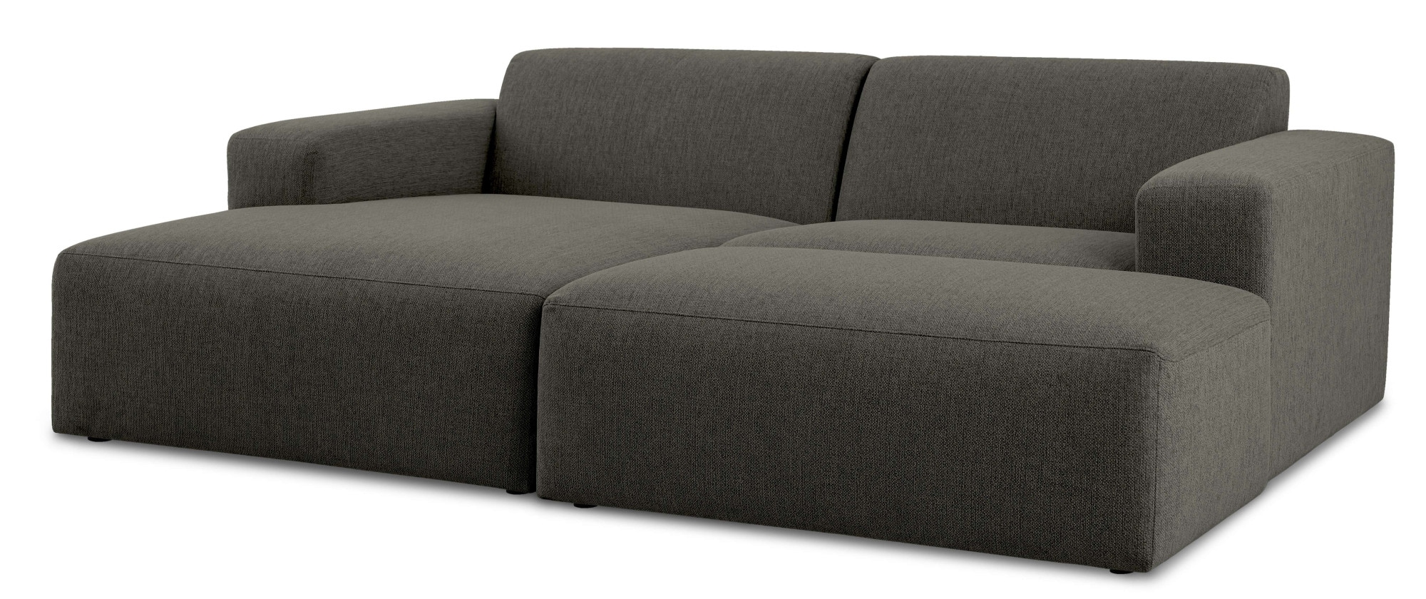 INOSIGN Ecksofa »Koa,228cm, L-Form, Modulsofa, Webstoff, Cord«, Designsofa, Set, Hocker inklusive, weicher Lounge-Sitzkomfort