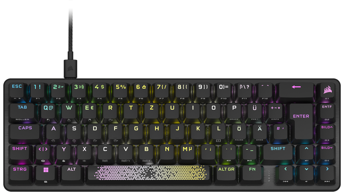 Gaming-Tastatur »K65 Pro Mini«, (ausklappbare Füße)