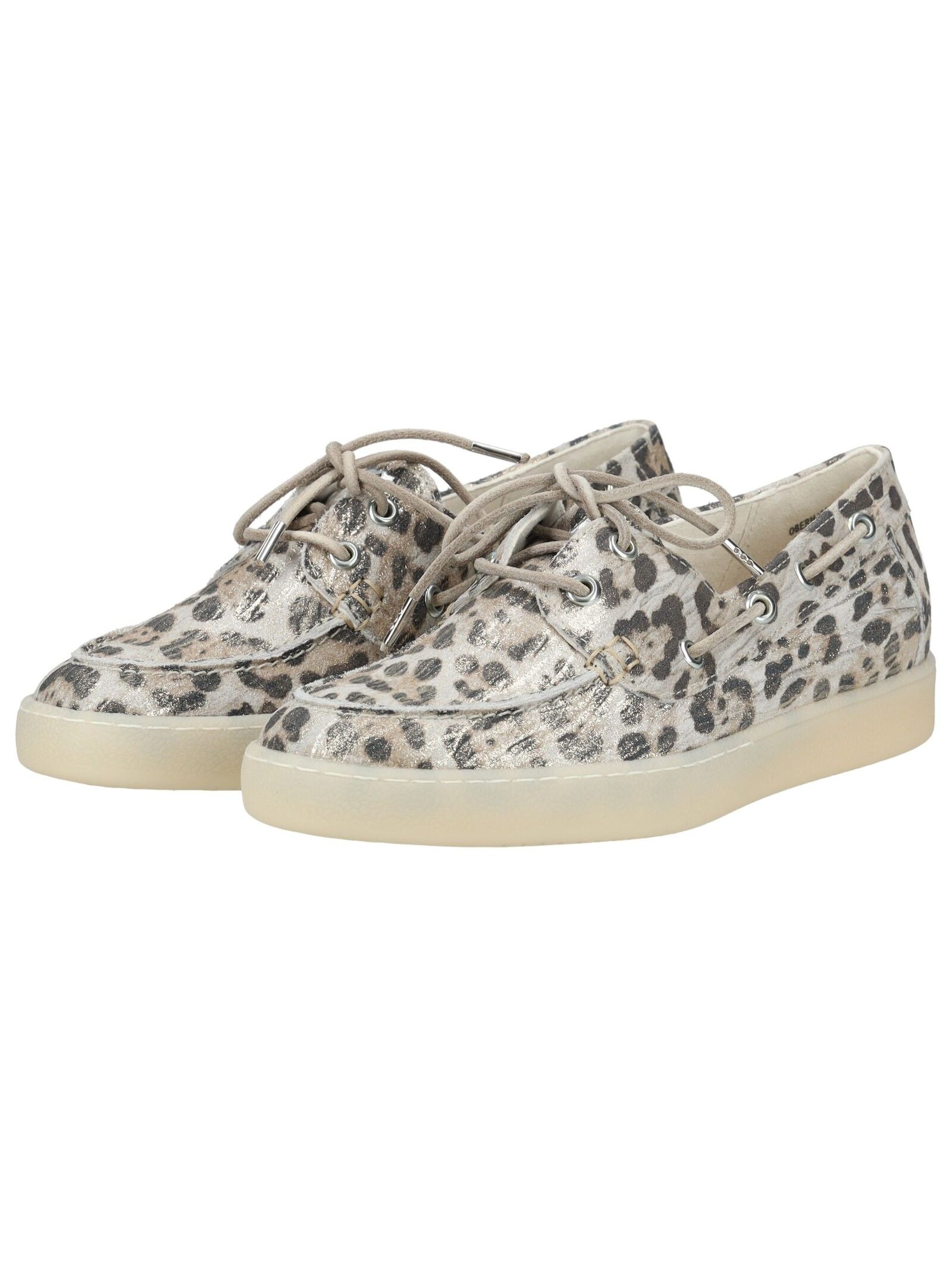 Bootsschuh PAUL GREEN "Paul Green Halbschuhe Leder", Damen, Gr. 42, leopard, Leder, Schuhe Bootsschuh 3
