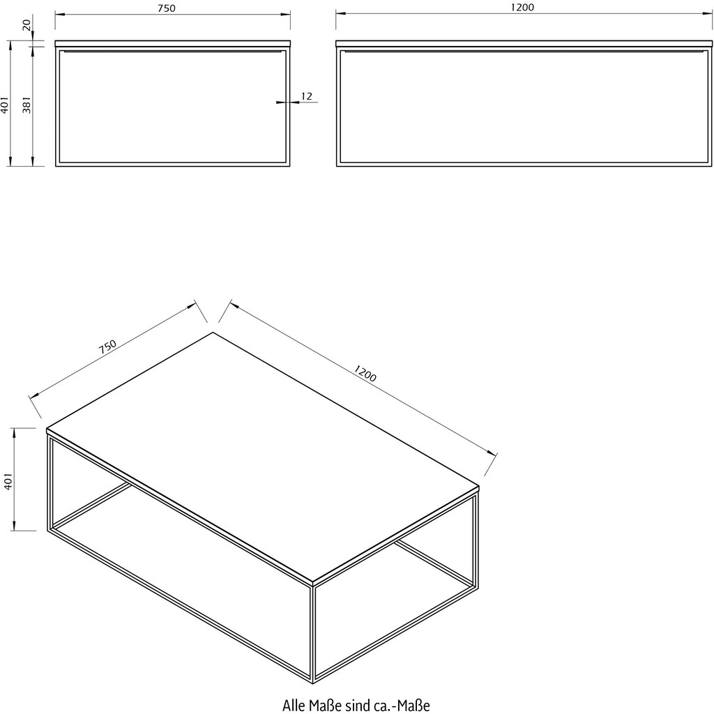 TemaHome Couchtisch »Gleam«