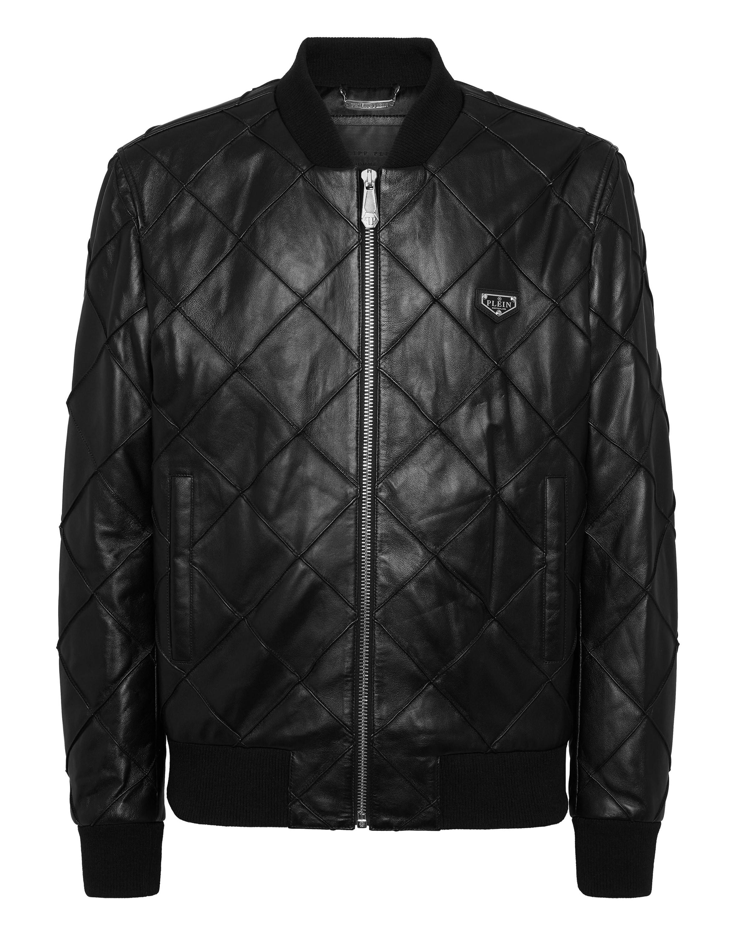 PHILIPP PLEIN "Leder-Bomberjacke"