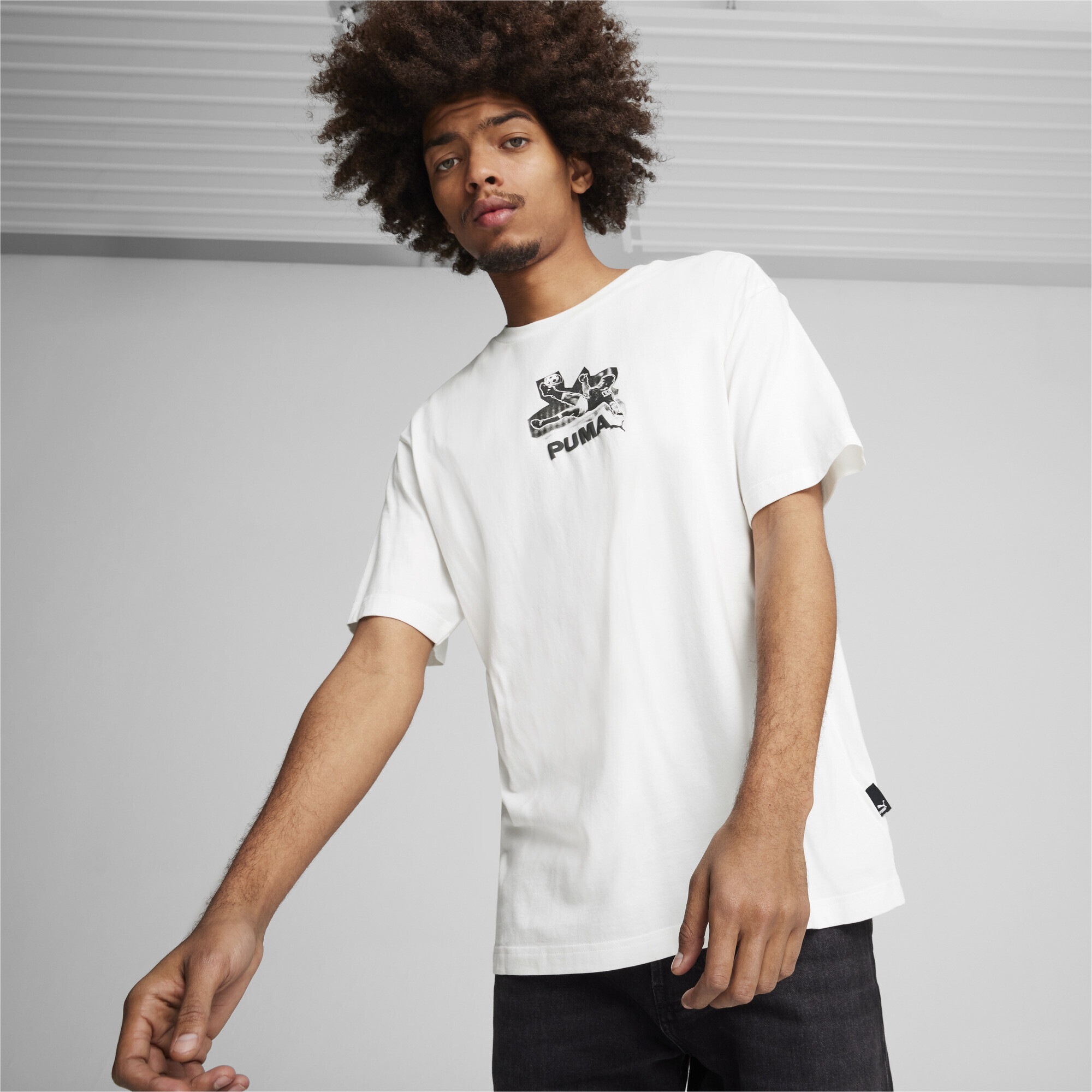 PUMA T-Shirt »GRAPHICS Bicycle Kick T-Shirt Herren«