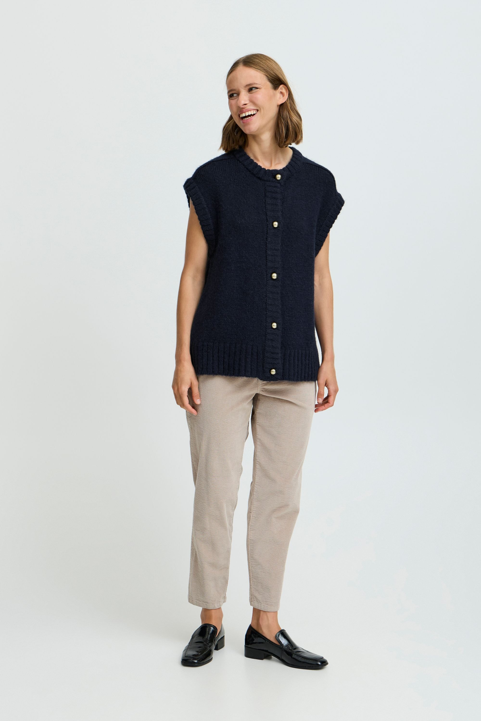 b.young Strickweste »Strickjacke BYOKSANA VEST -«