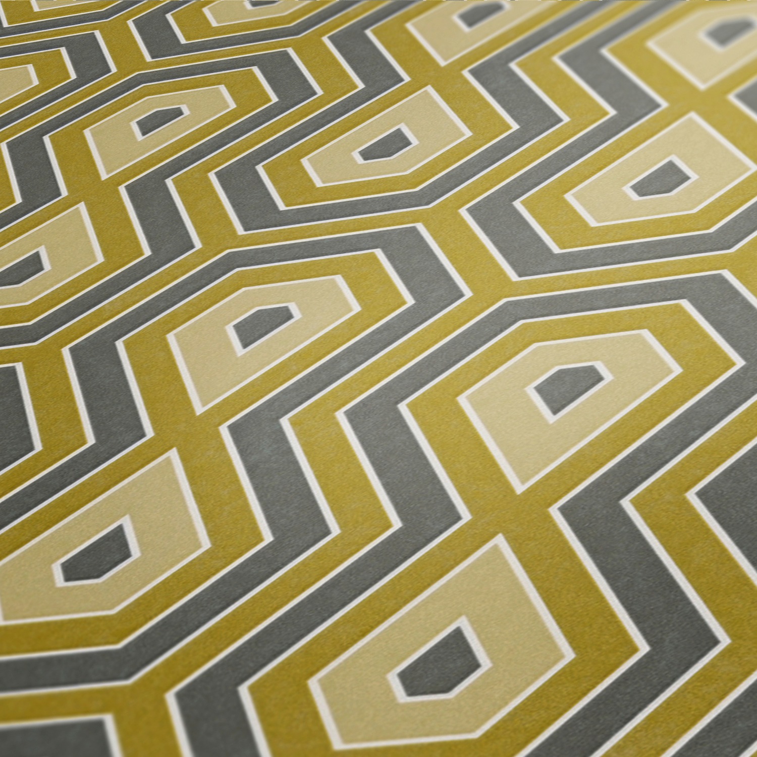 Architects Paper Vliestapete »Jungle Chic«, geometrisch-grafisch-Retro, Geometrische Tapete Retro Vintage Tapeten Wohnzimmer Schlafzimmer Flur