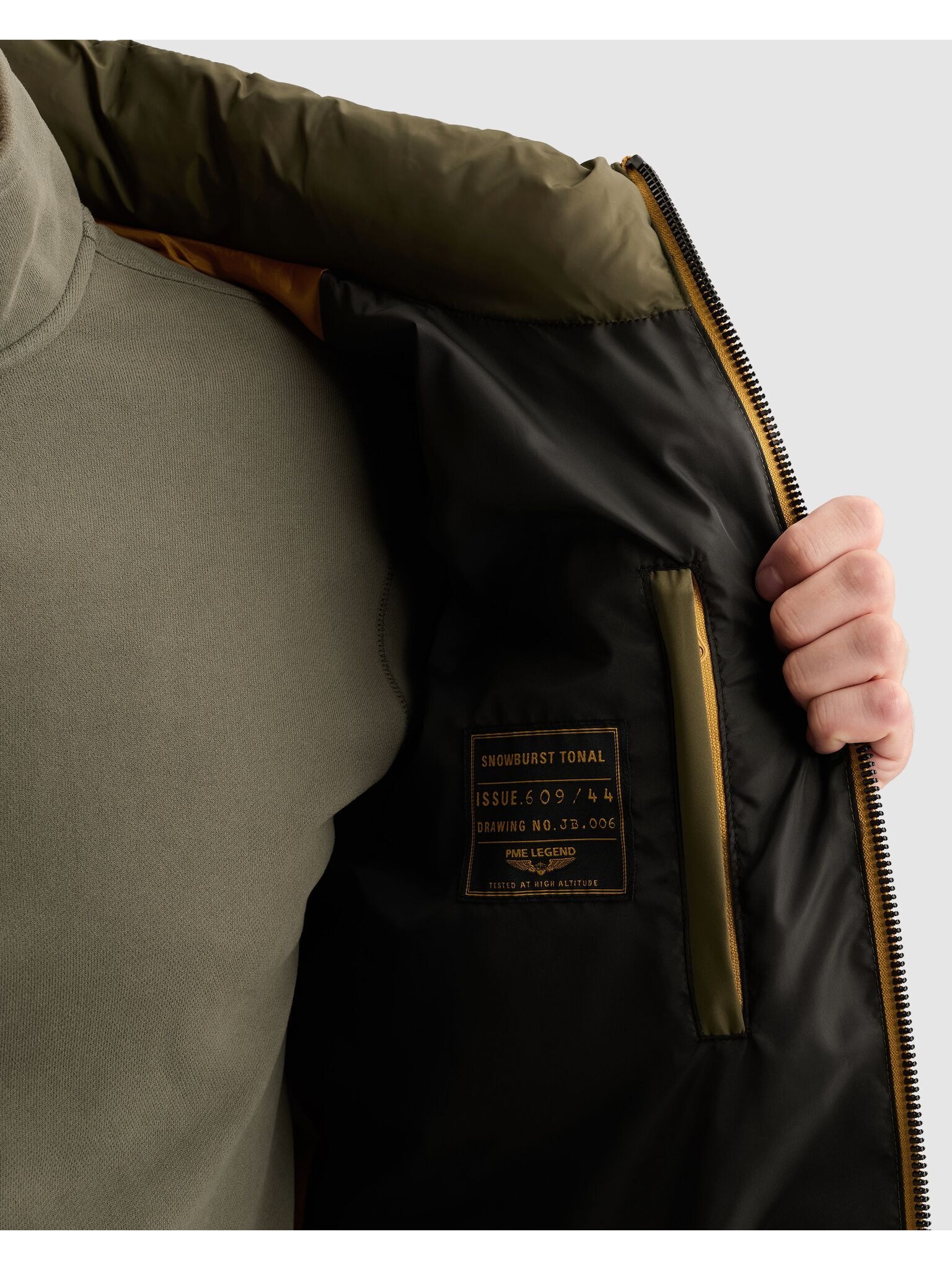 PME LEGEND Winterjacke »AIRSHIP Mach6« mit Kapuze /Pufferjacke - winddicht, atmungsaktiv & wärmend