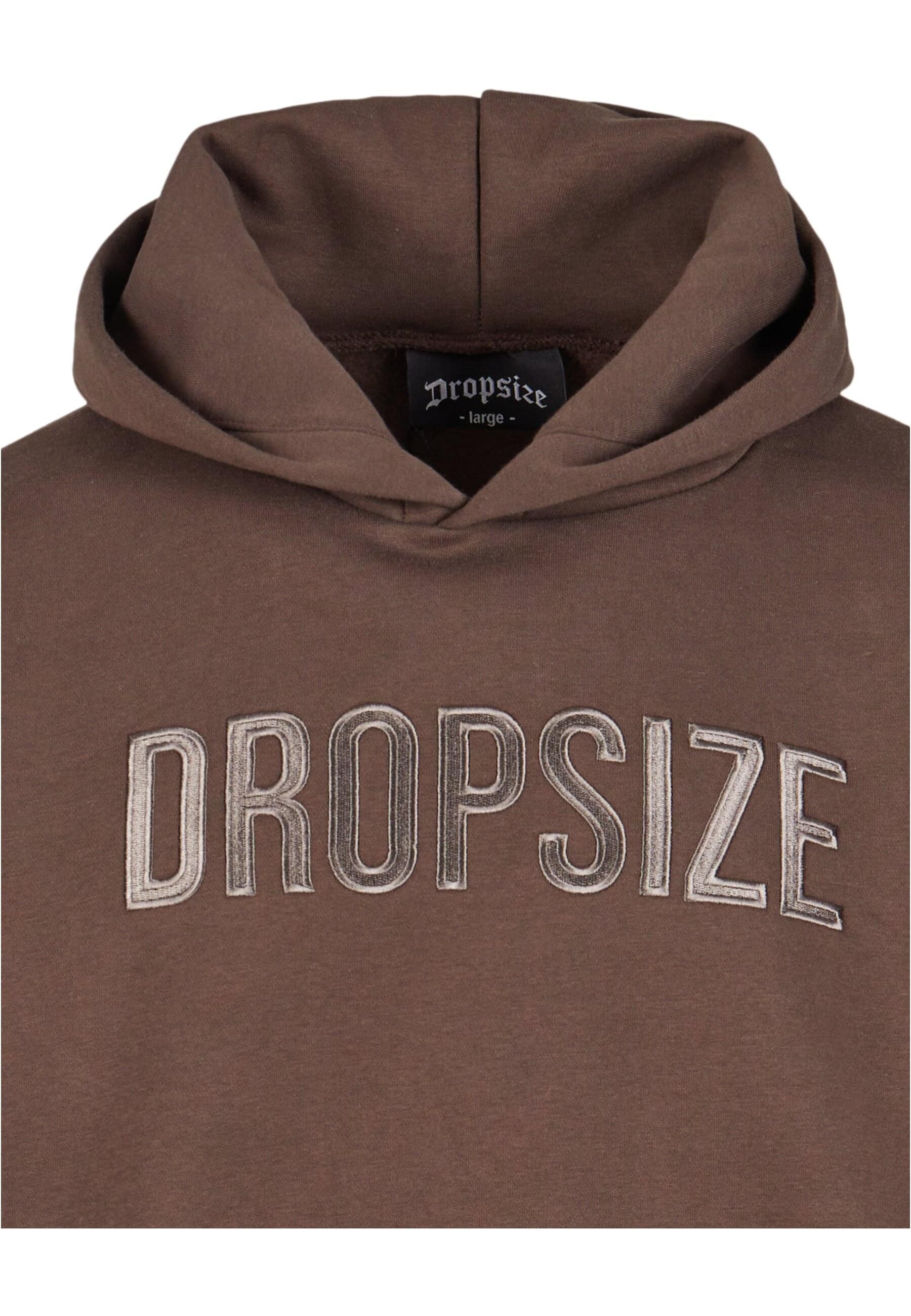 Dropsize Kapuzensweatshirt »Dropsize Herren Heavy Oversize Flat Front Embo Hoodie«, (1 tlg.)