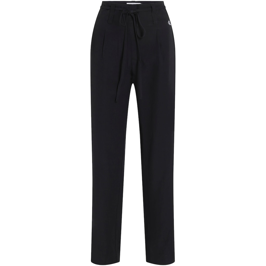 Calvin Klein Jeans Webhose »WAIST TIES TAPERED TWILL PANT«