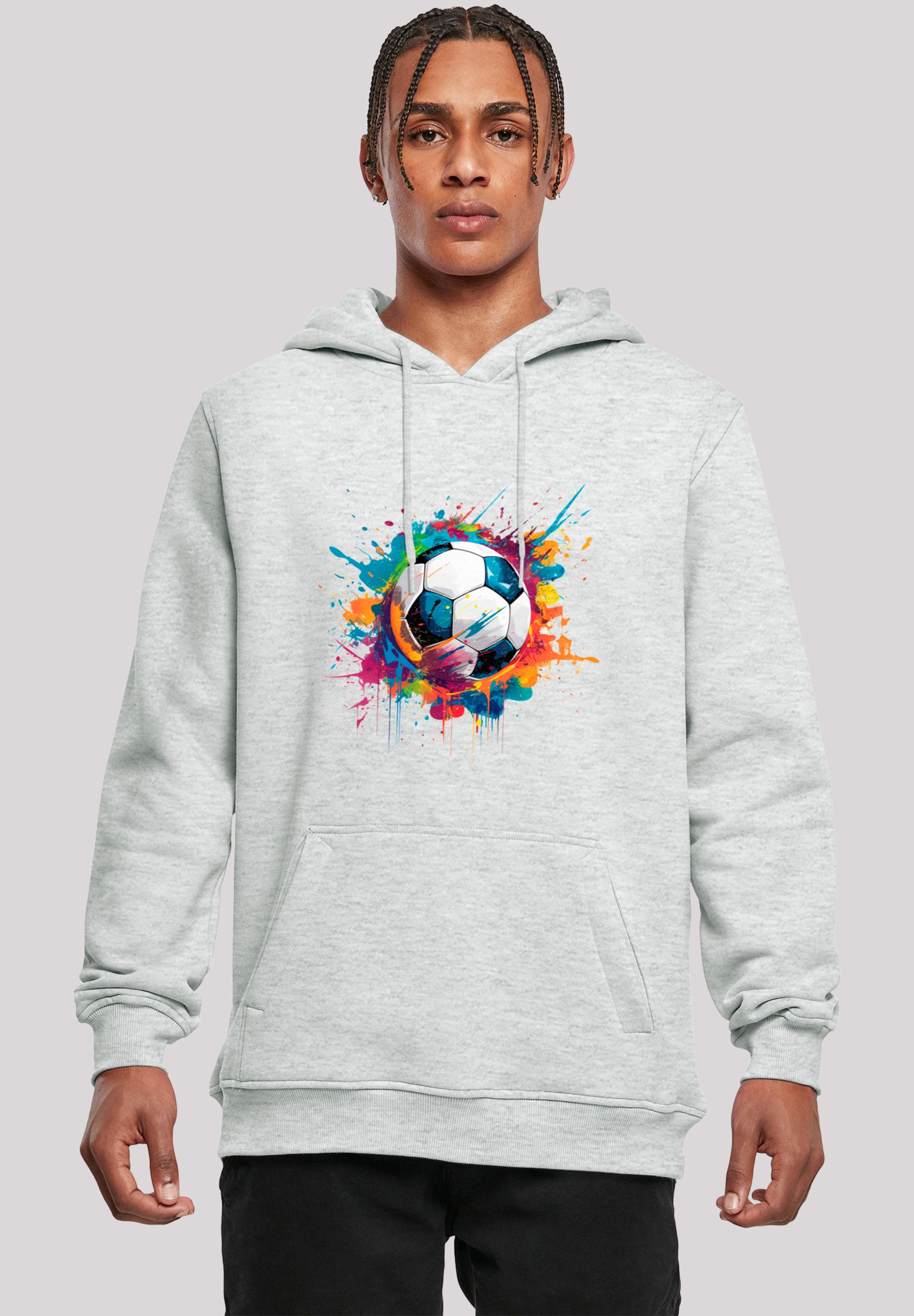 F4NT4STIC Kapuzenpullover "Bunte Fußball Grafik", Premium Qualität günstig online kaufen