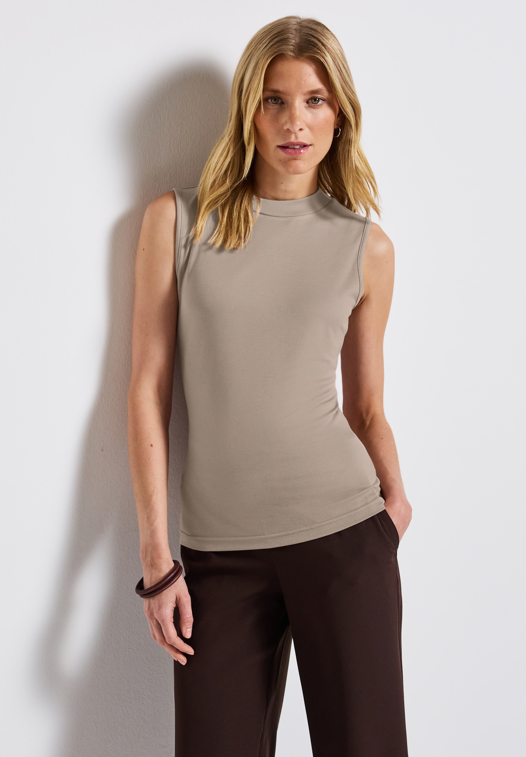 STREET ONE Ripptanktop, mit Rippstruktur günstig online kaufen
