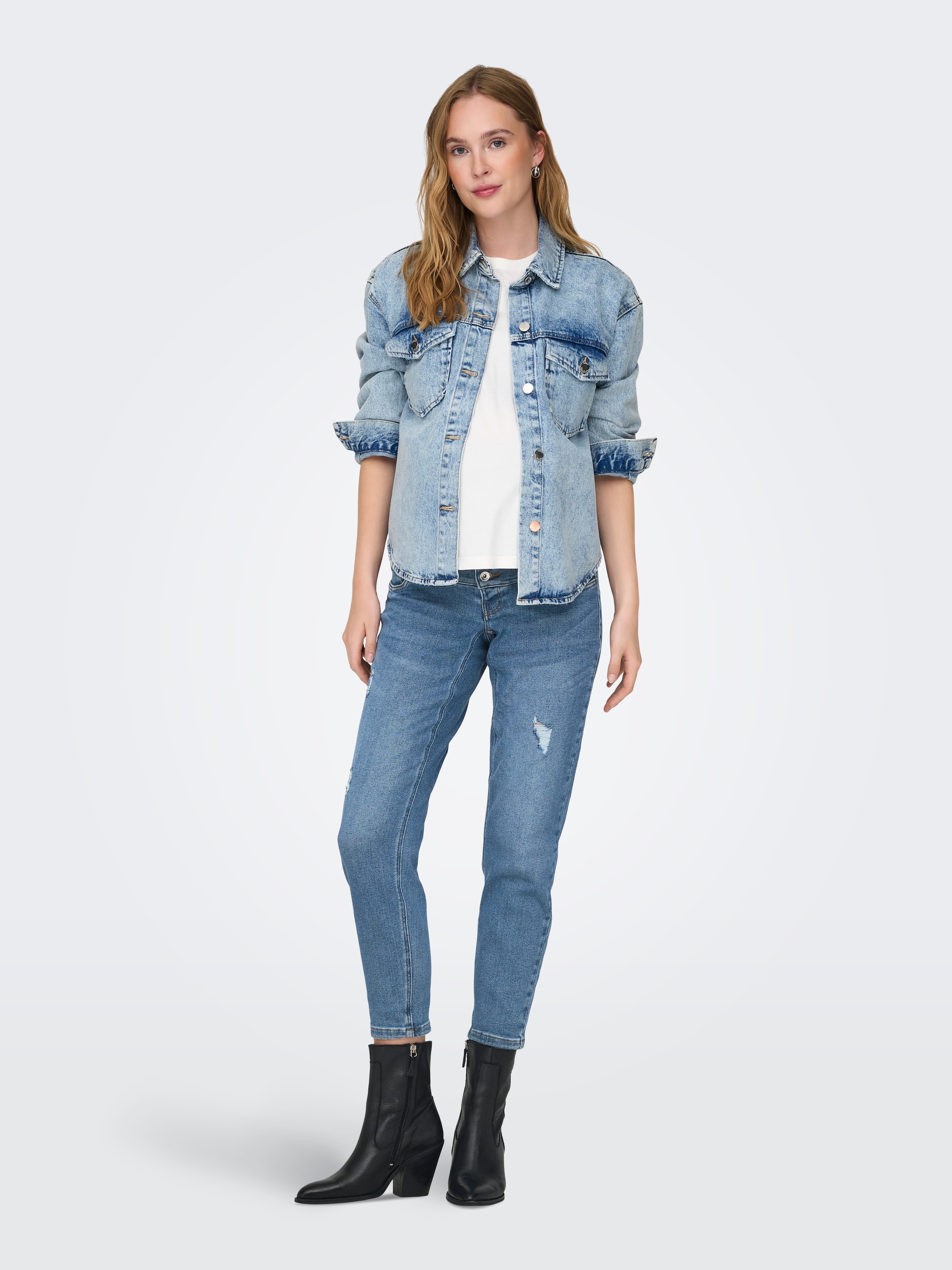 ONLY MATERNITY Umstandsjeans »OLMCATWALK HW MOM AK DES DNM PIM040 NOOS«