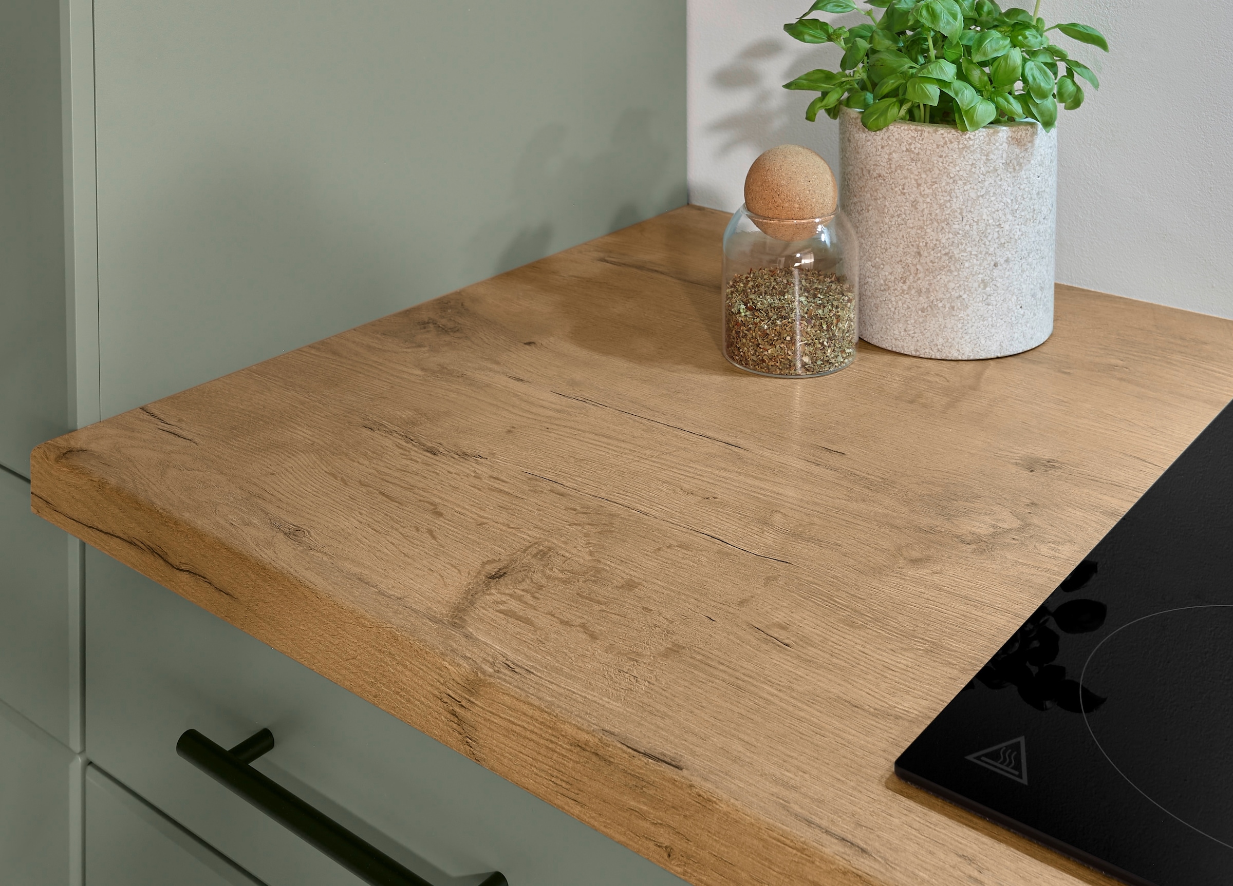 RESPEKTA Winkelküche »Anton« Breite 280 cm, 90 cm Arbeitshöhe, wahlweise mit und ohne E-Geräte