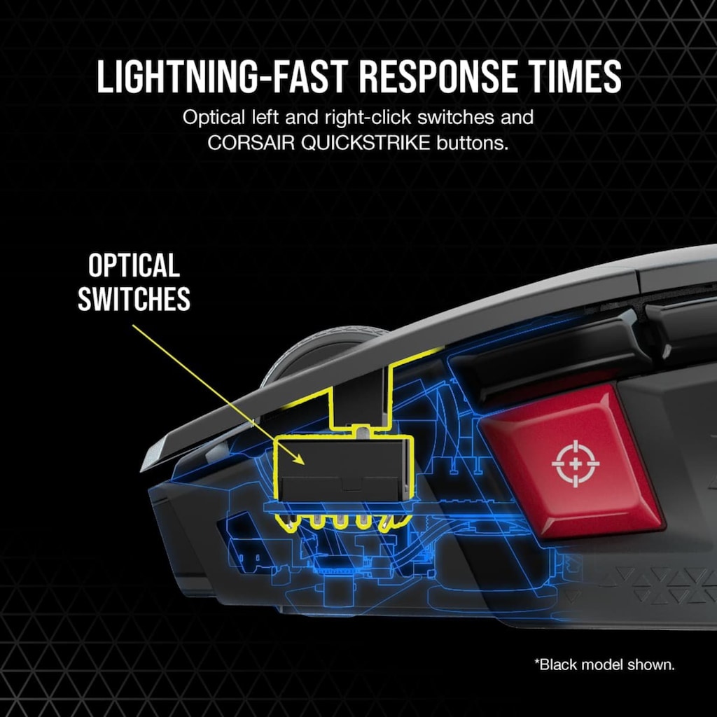 Corsair Gaming-Maus »M65 RGB Ultra Wireless«, Bluetooth