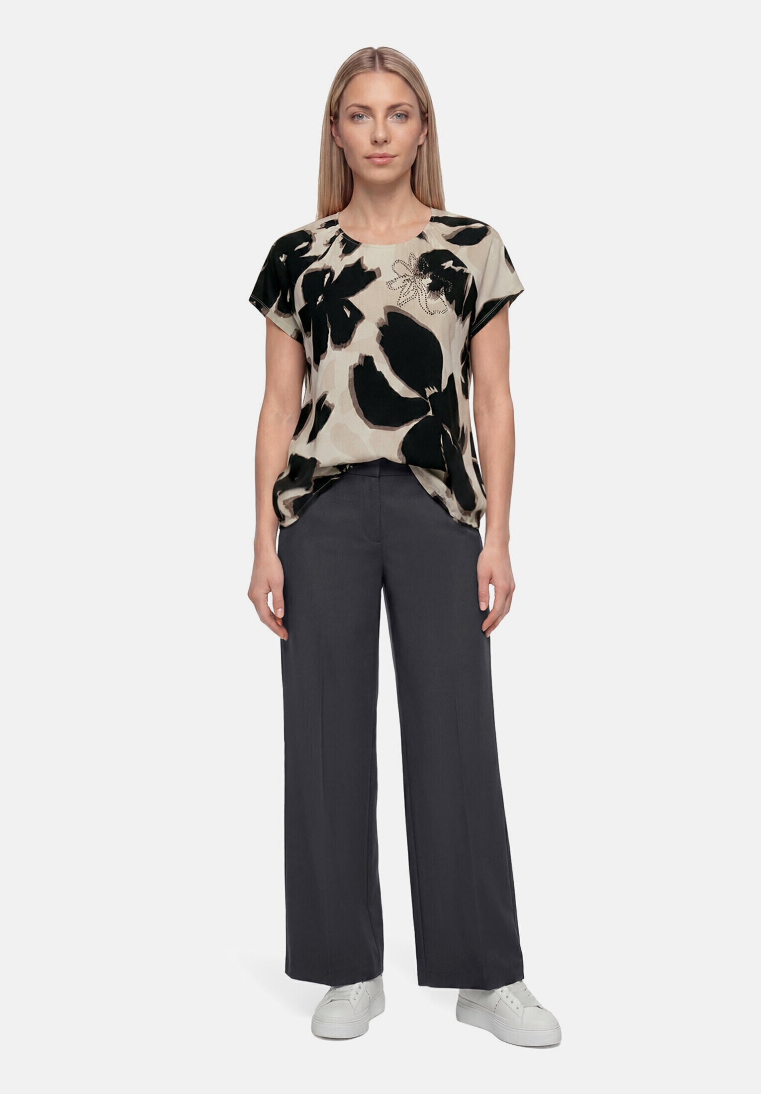 Betty Barclay Kurzarmshirt "Damen mit Gummizug" 1