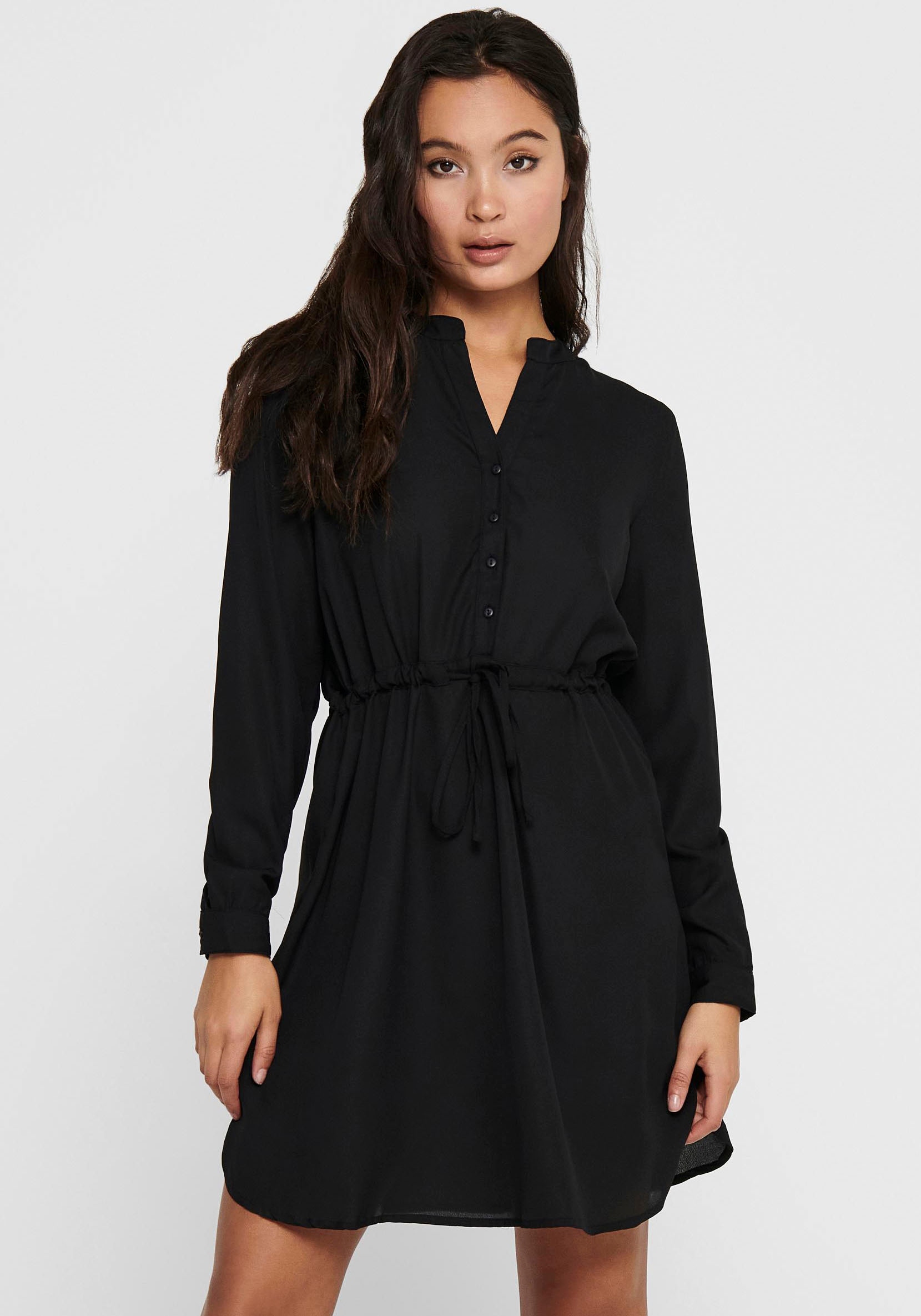 ONLY Druckkleid "ONLCORY L/S V-NECK TUNIC", Sommerkleid günstig online kaufen