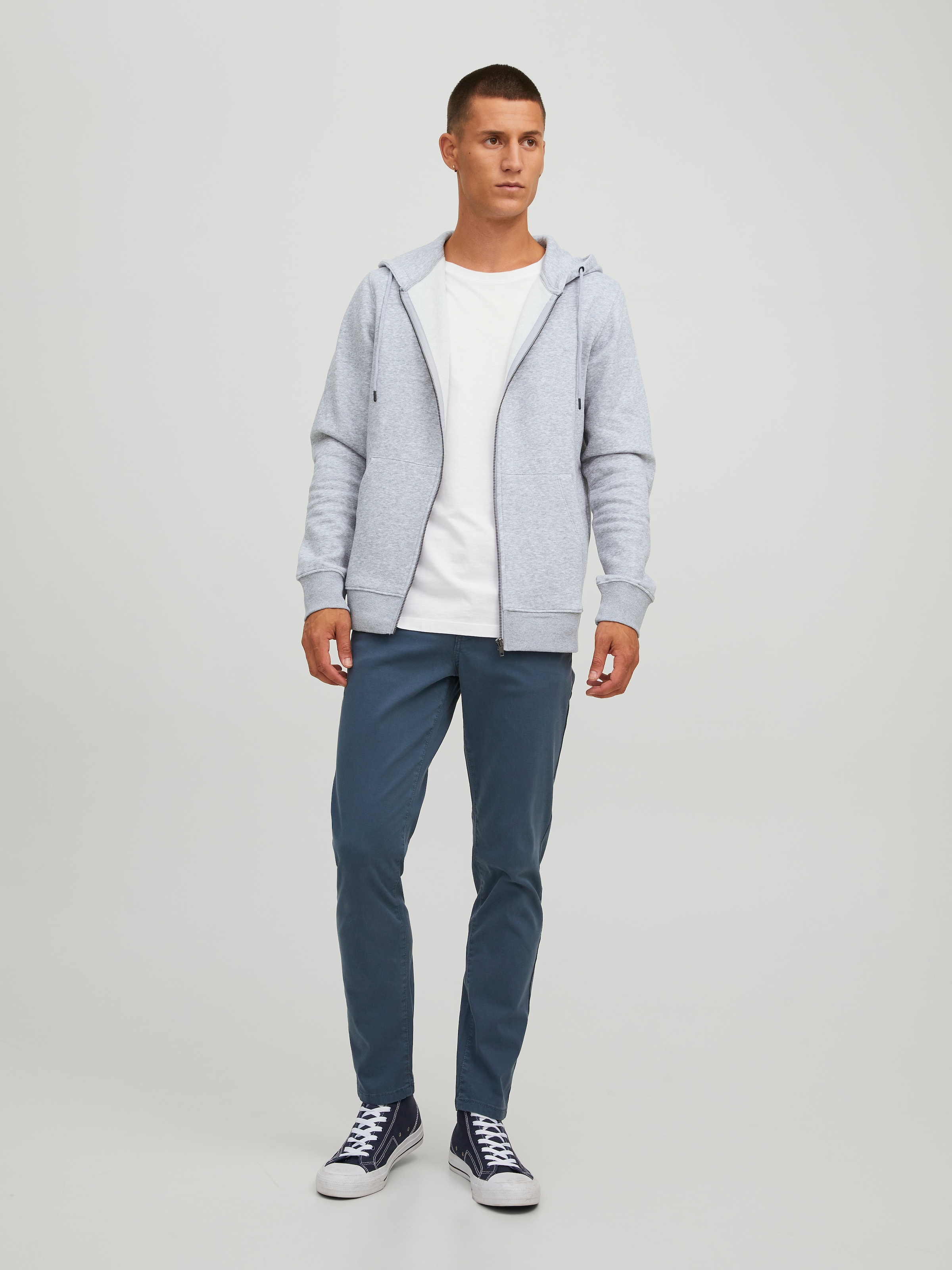Jack & Jones Kapuzensweatjacke »JJEBRADLEY mit Kapuze, ideal für kalte Jahreszeit« mit Kapuze