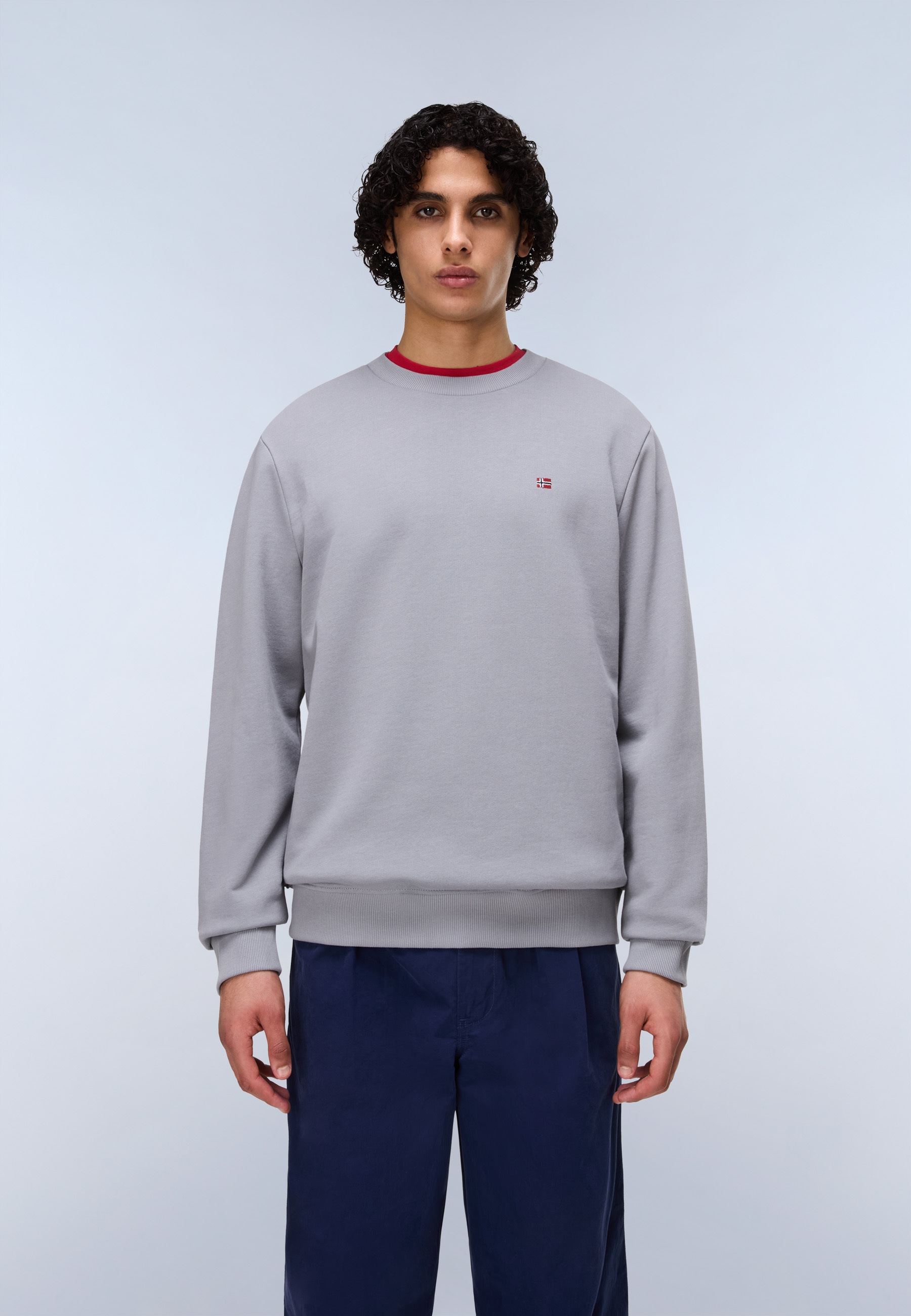 Napapijri Sweatshirt "BALIS CREW SUM 2", sportlicher Stil, mit Rundhalsausschnitt, Langarm, aus Baumwolle