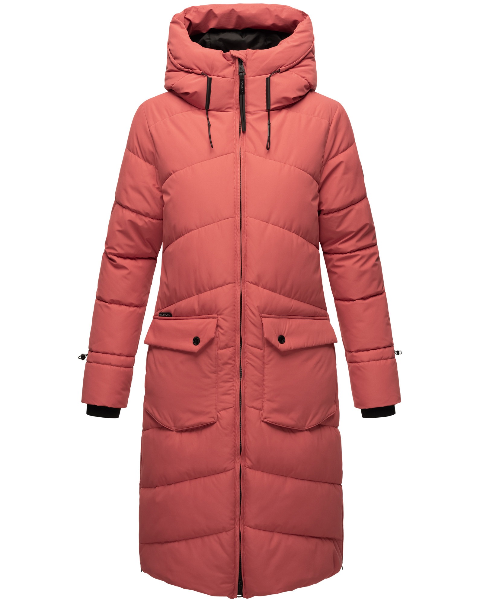 Marikoo Winterjacke »Tomomii XVI«, warmer Winter Stepp Mantel mit Kapuze