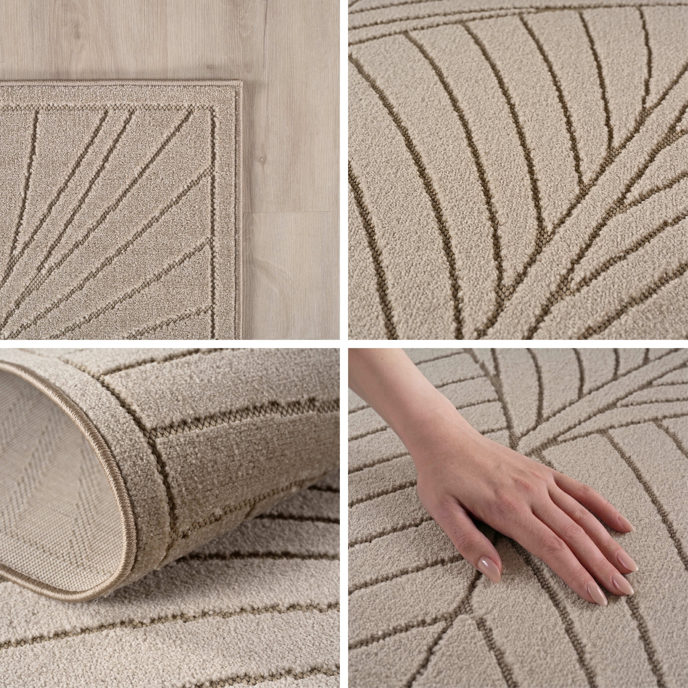 Ayyildiz Teppiche Outdoorteppich »NOVA 1203  ,  auch als Läufer und Rund« rund 8 mm Höhe Material aus schmutzabweisendem Polypropylen, In-/Outdoor geeignet