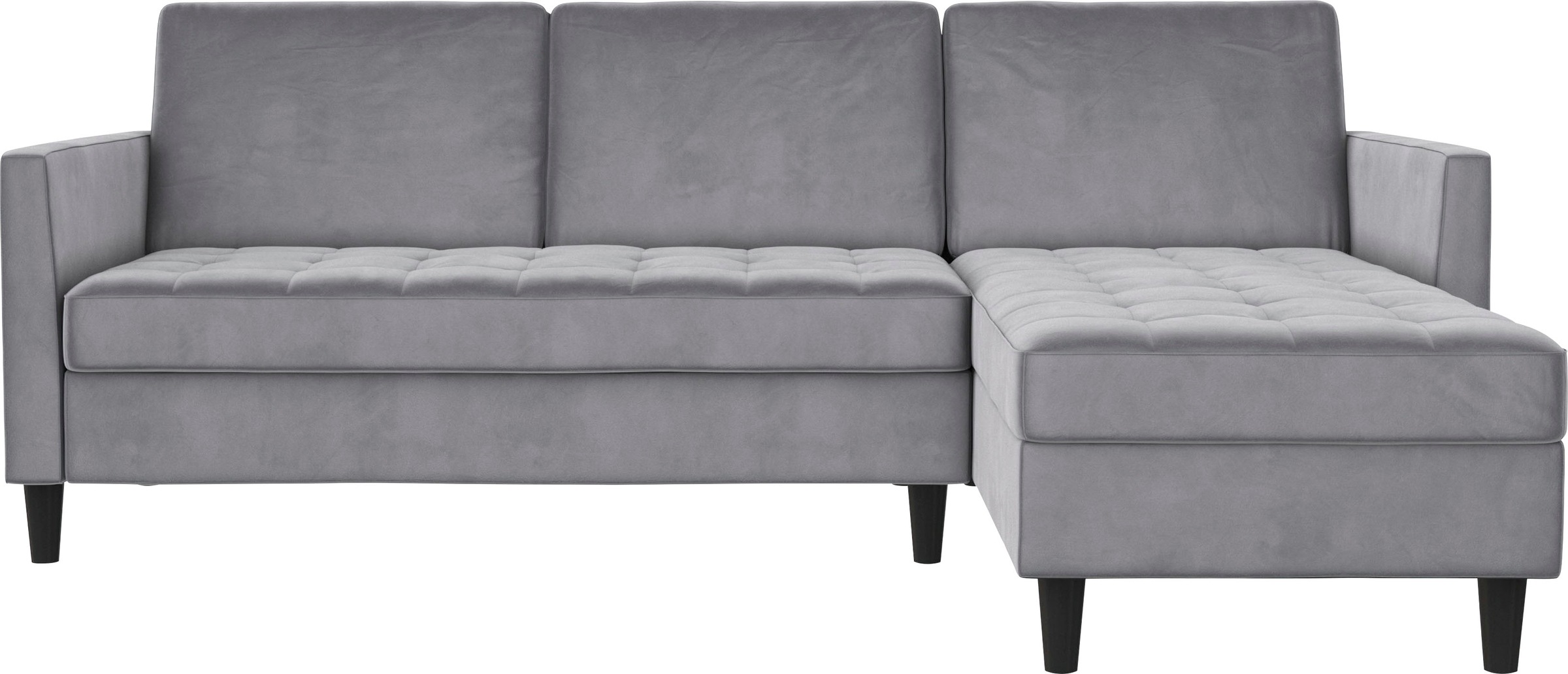 Dorel Home Ecksofa "Presley, L-Form," Ecksofa mit Bett-Funktion und Staurau günstig online kaufen