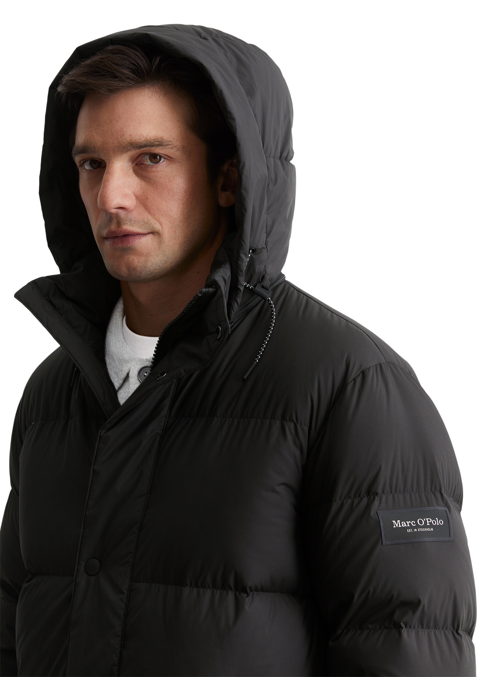 Marc O'Polo Outdoorjacke »mit abnehmbarer Kapuze«