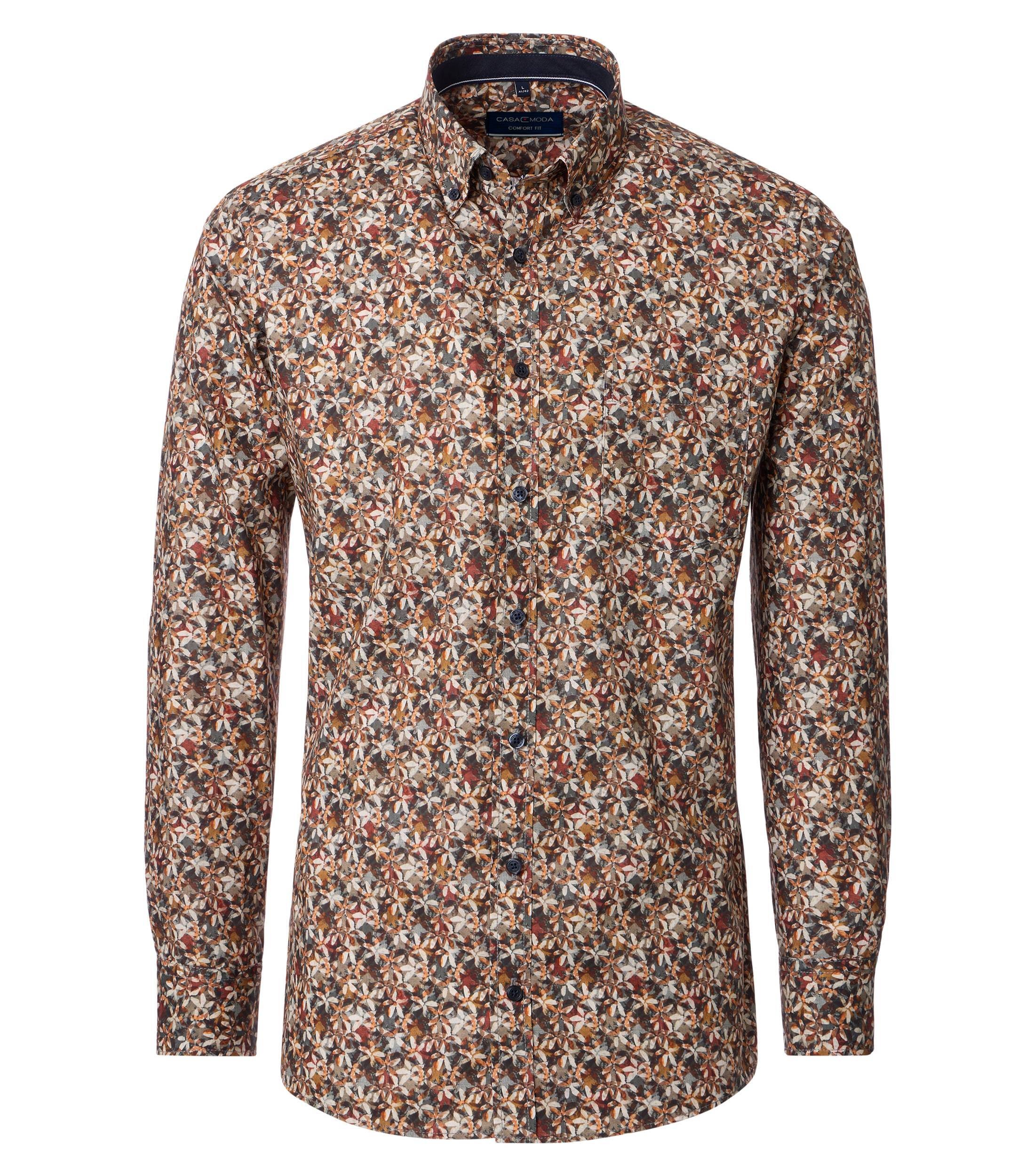 CASAMODA Langarmhemd "CASAMODA Freizeithemd Print" günstig online kaufen