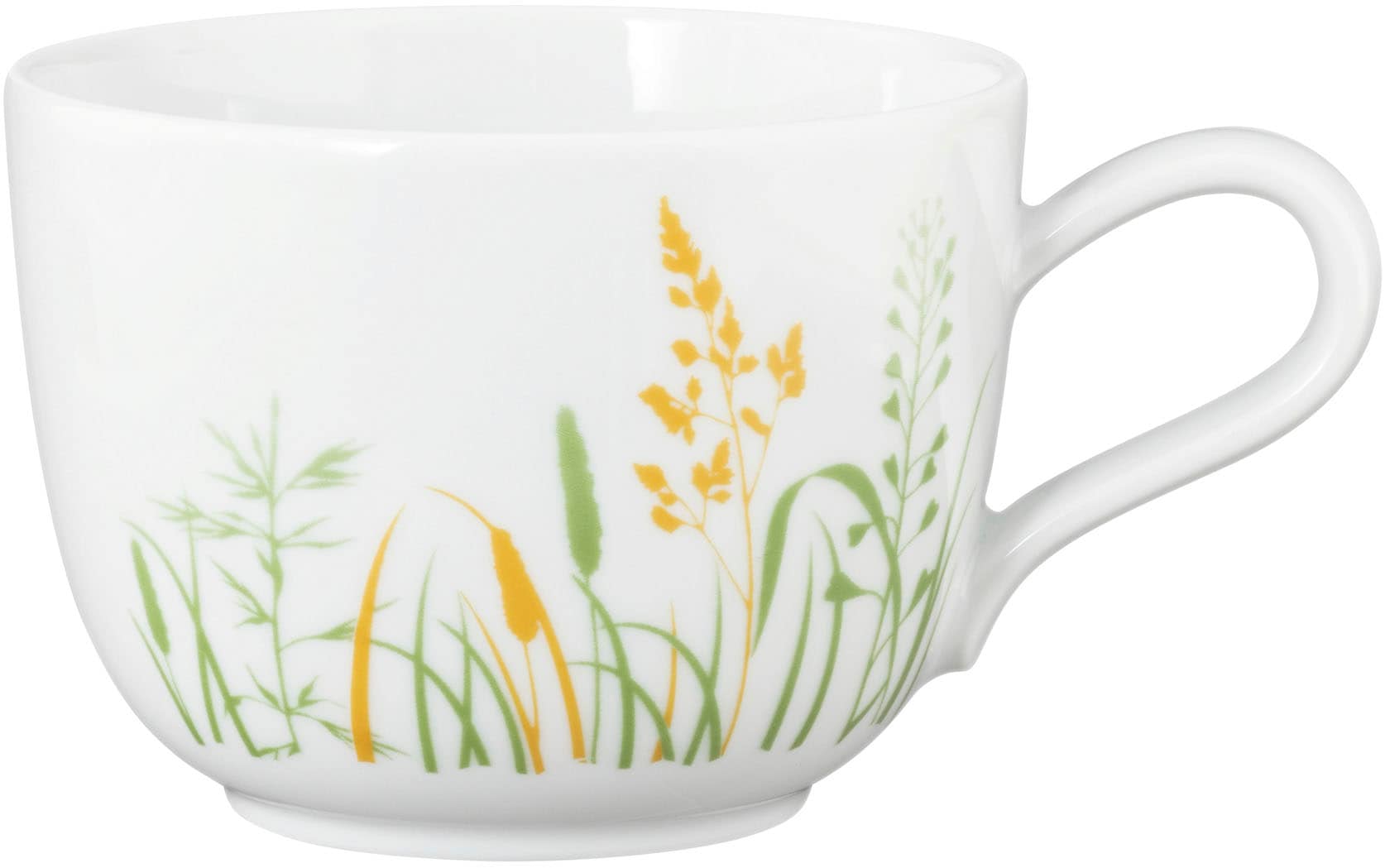 Seltmann Weiden Kaffeeservice »Geschirr-Set, 18 Teile, Liberty Meadow Grasses«, (Set, 18 tlg., 6x Kaffeeobertasse 0,26 l, 6x Kombi-Untertasse, 6x Frühstücksteller), Tassen, Untertassen, Teller, Made in Germany, 18 Teile, für 6 Personen