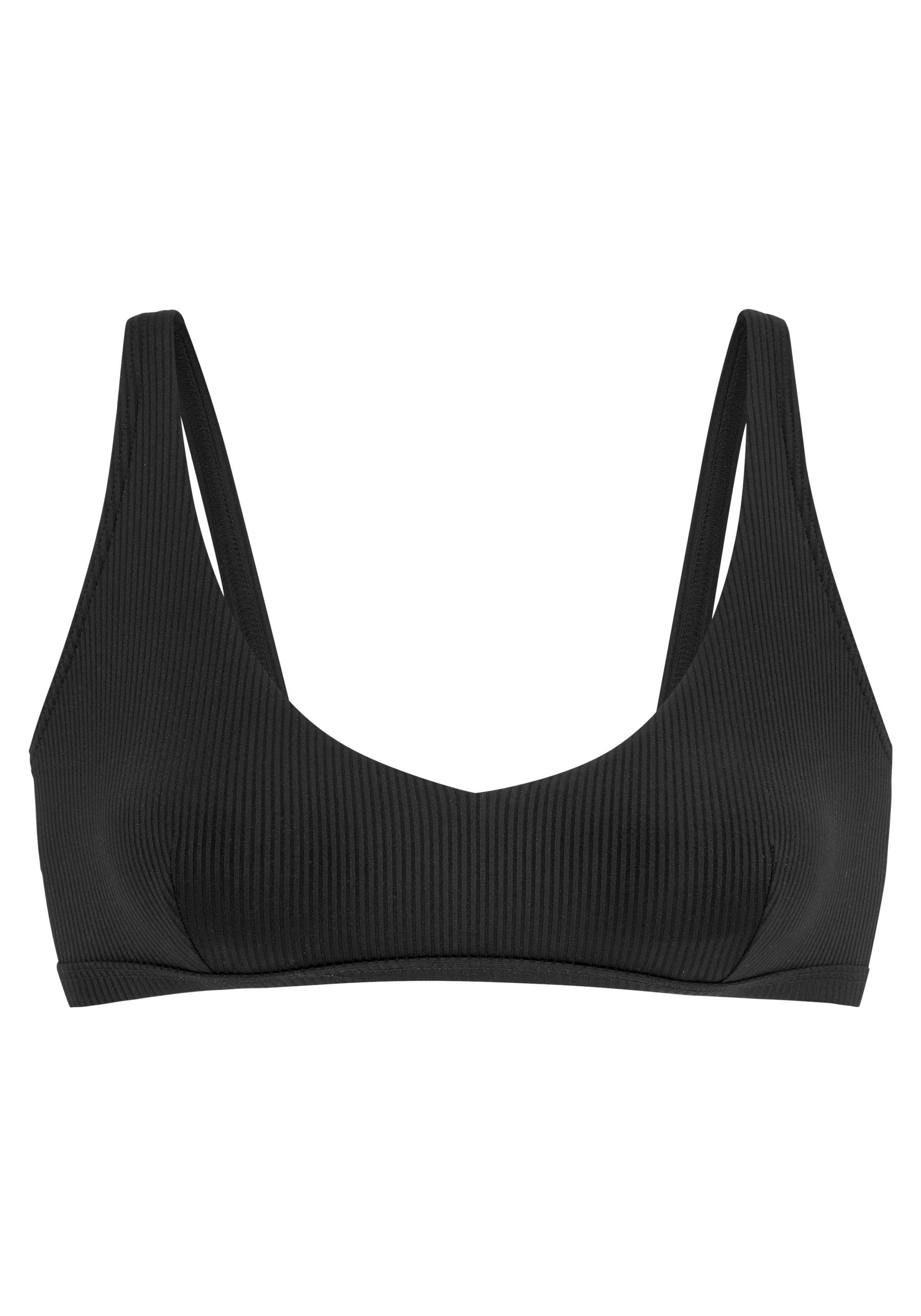 Venice Beach Bustier-Bikini-Top "Lucky", aus gerippter Strukturware günstig online kaufen