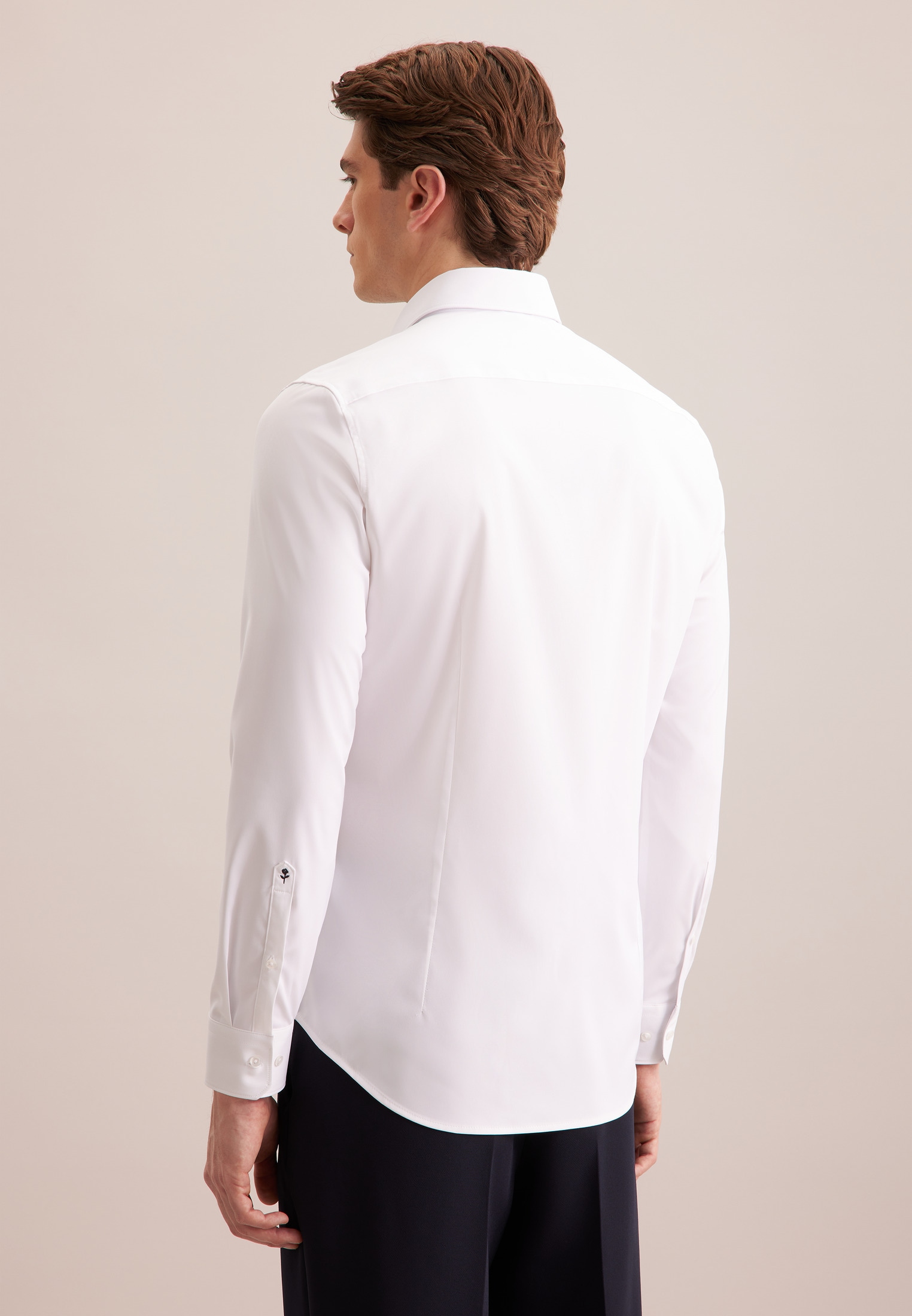 seidensticker Businesshemd »Schwarze Rose«, Slim Kentkragen Uni