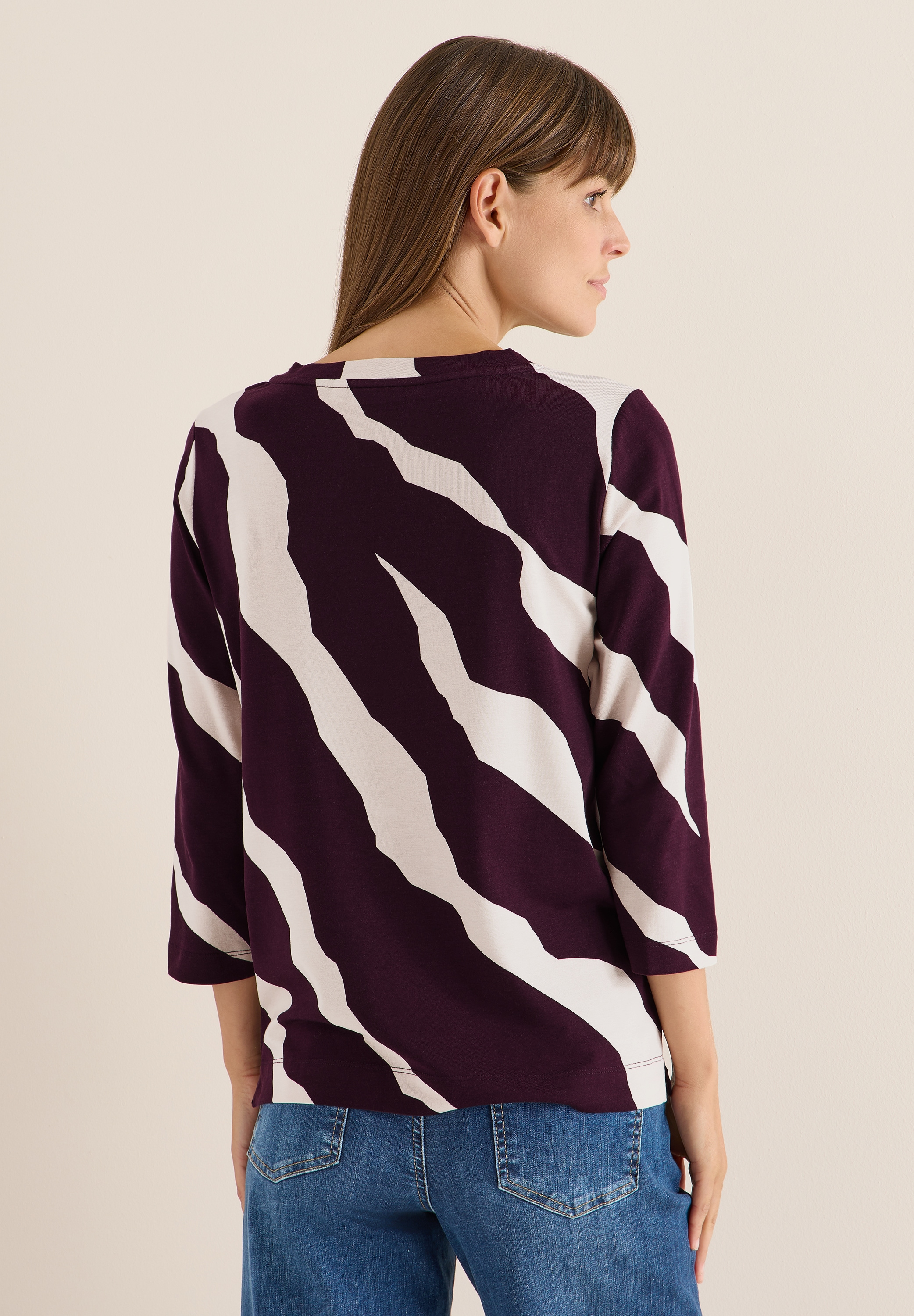 Cecil 3/4-Arm-Shirt mit 3/4 Ärmeln