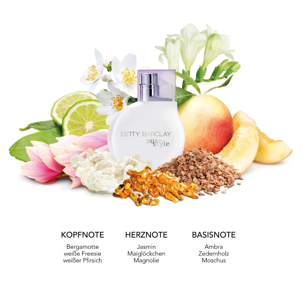 Betty Barclay Eau de Toilette »Betty Barclay pure style EDT NATURAL SPRAY 50 ML« Packung, 1 Stk. mit tiefgründiger Note