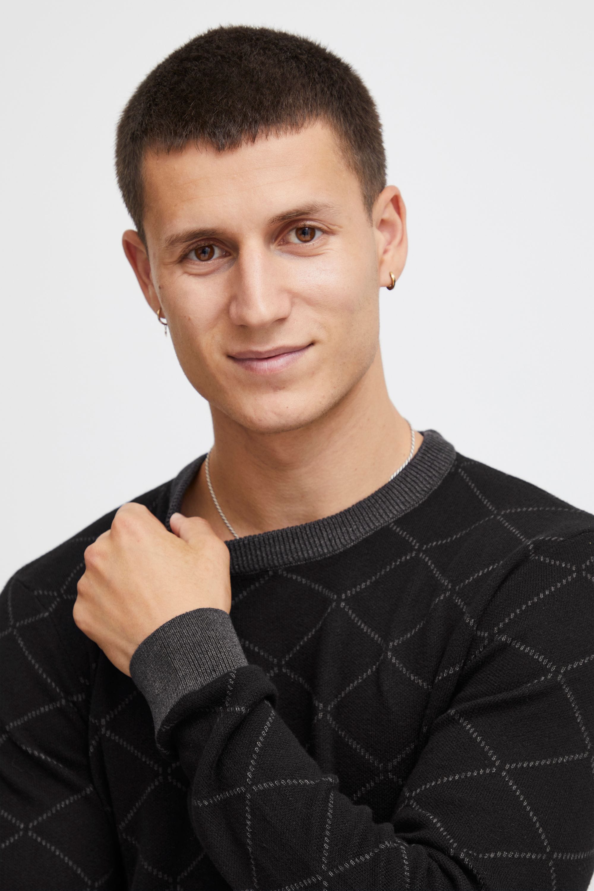 Blend Rundhalspullover »BHNison« Feinstrick Pullover mit Rundhalsausschnitt