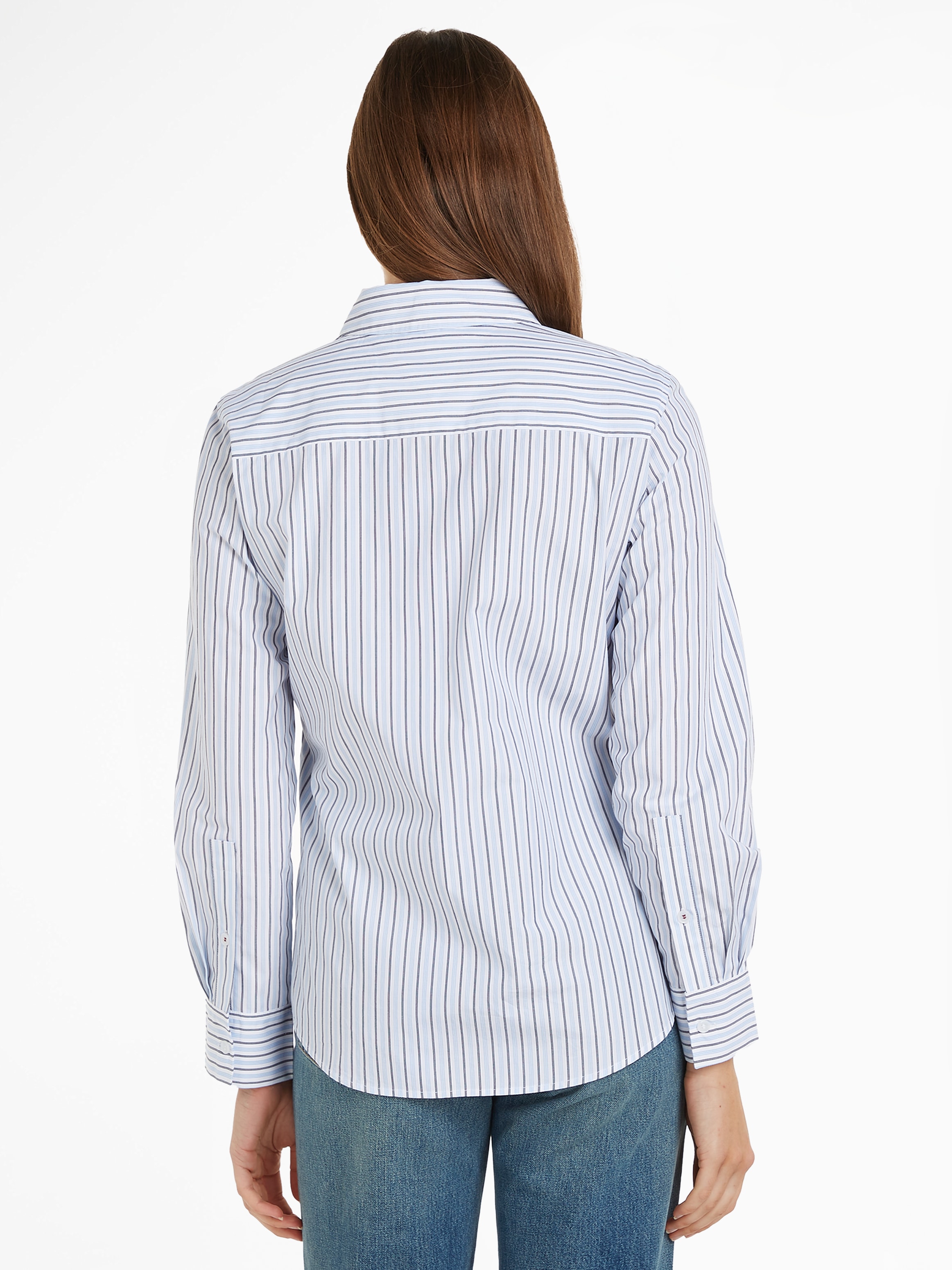 Tommy Hilfiger Hemdbluse "STRIPE REGULAR SHIRT", mit Streifendessin günstig online kaufen