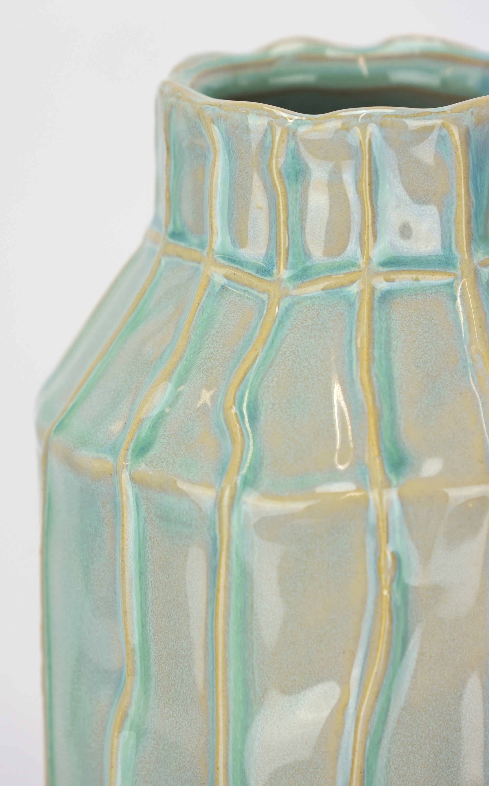 I.GE.A. Dekovase "Vase aus Keramik", (1 St.), Dekovase Blumenvase Modern fü günstig online kaufen
