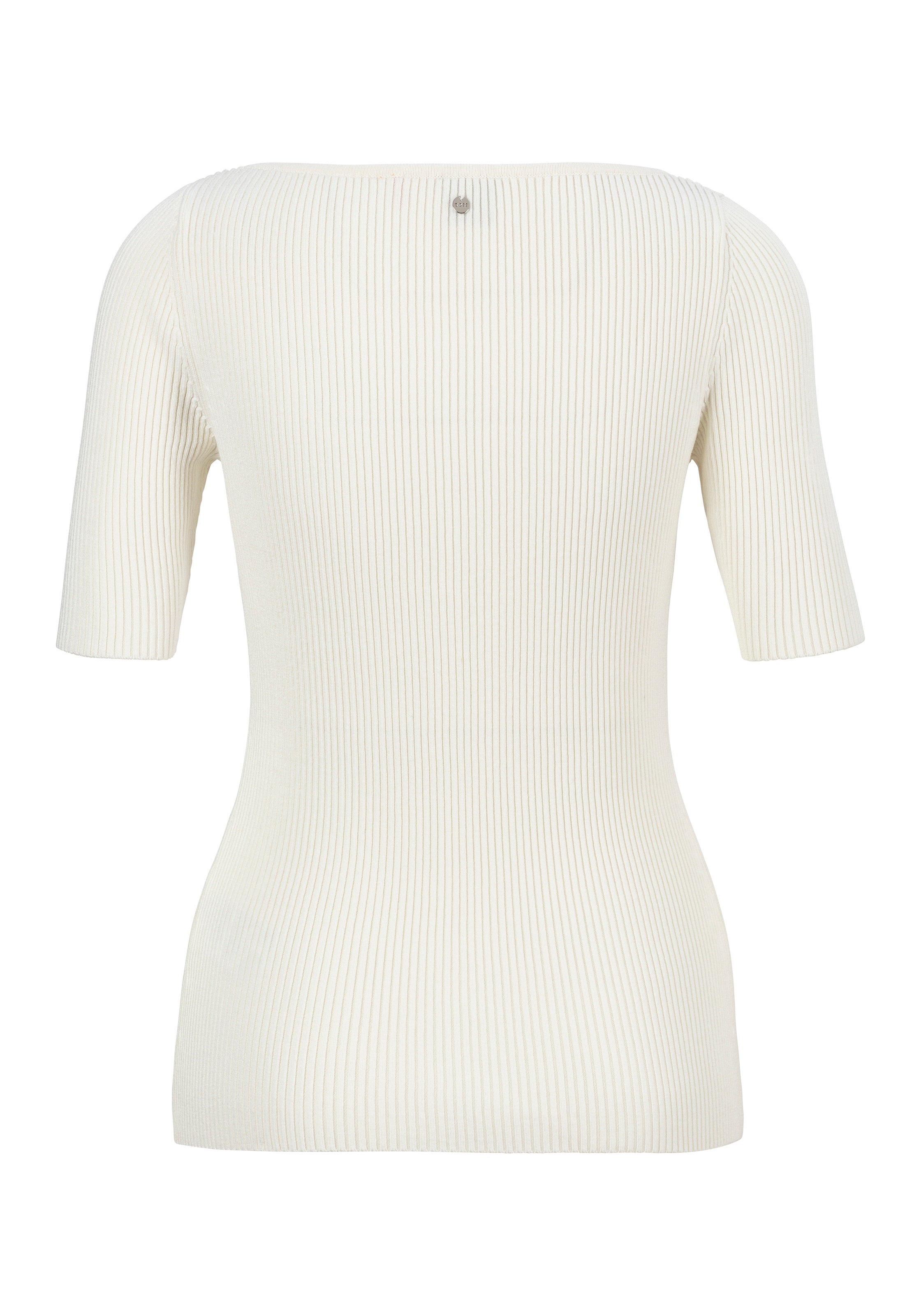 BOSS ORANGE Strickpullover "Faradisco Premium Damenmode", mit BOSS Metallch günstig online kaufen